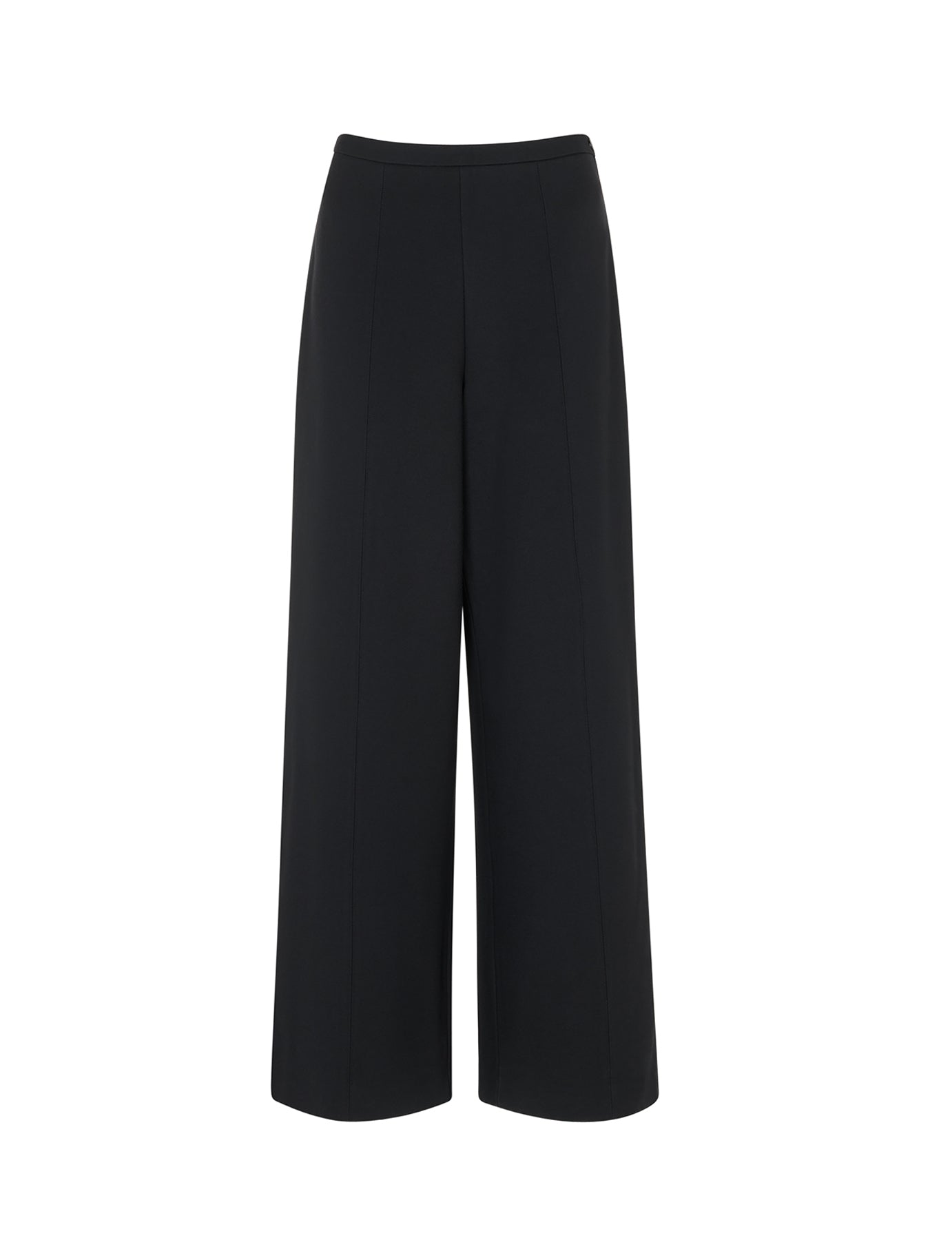 Ponte Wide Leg Trouser Black