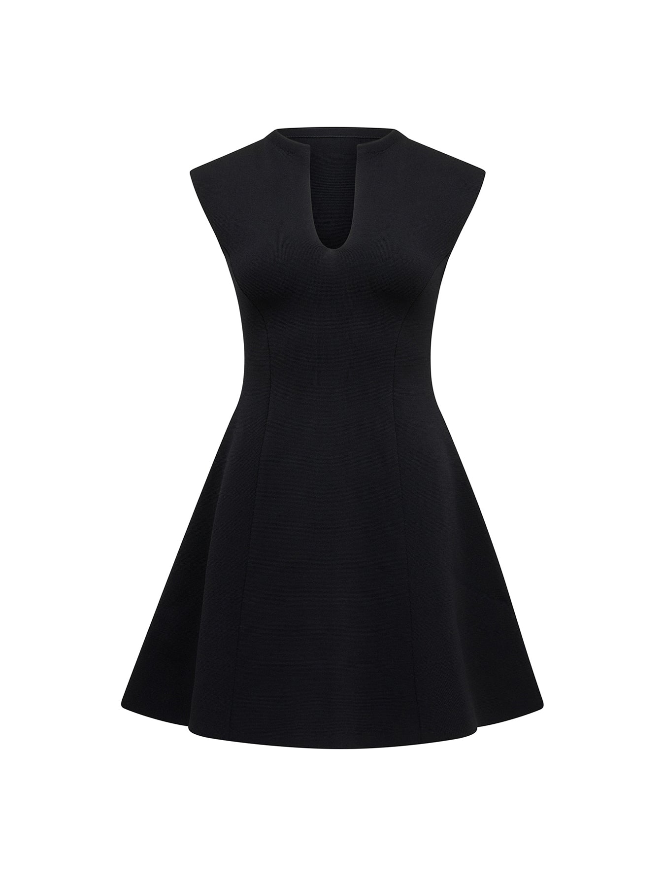 Katerina Crepe Knitted Mini Dress