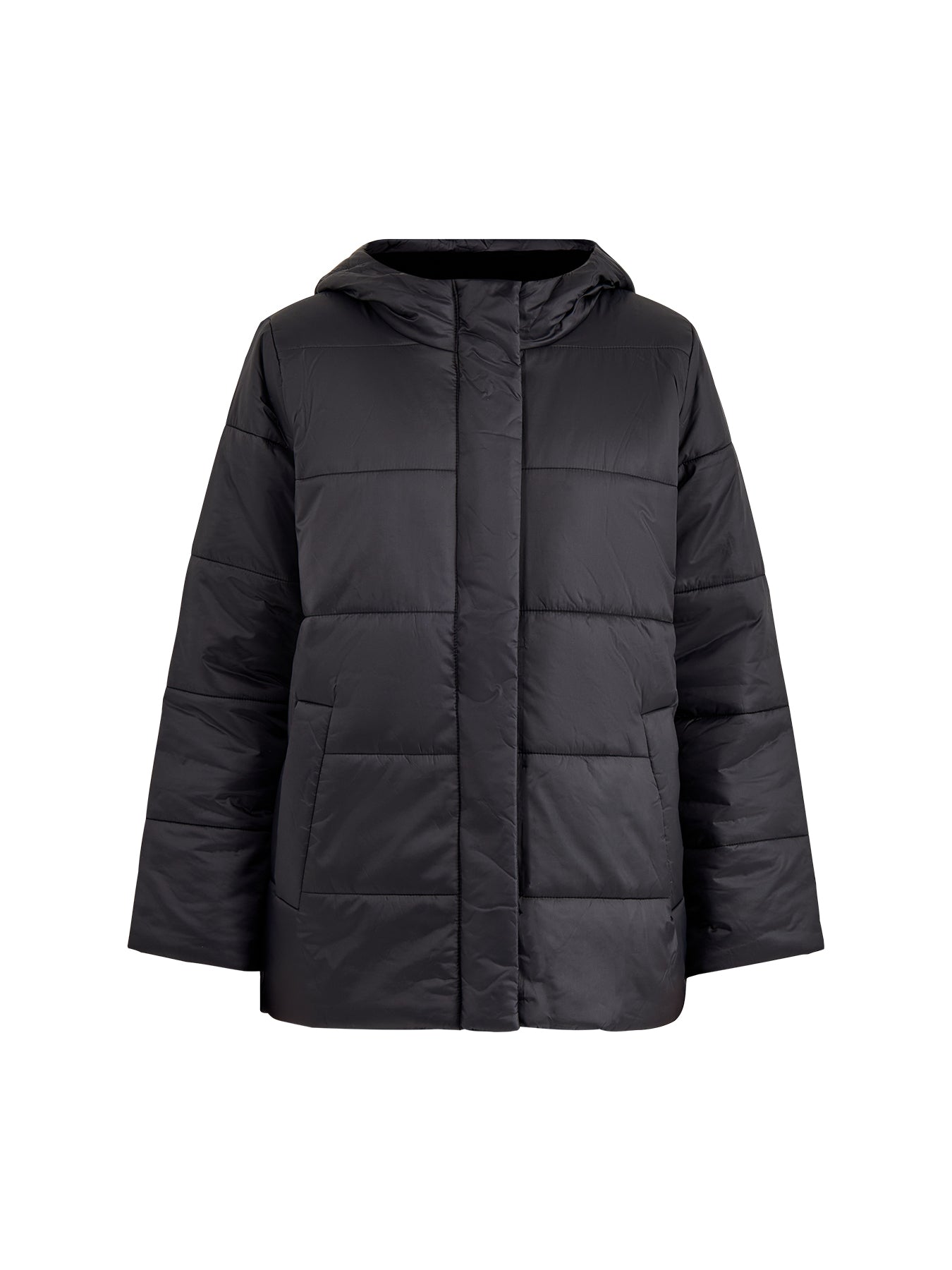 Hooded Puffer Coat Black – Fenwick