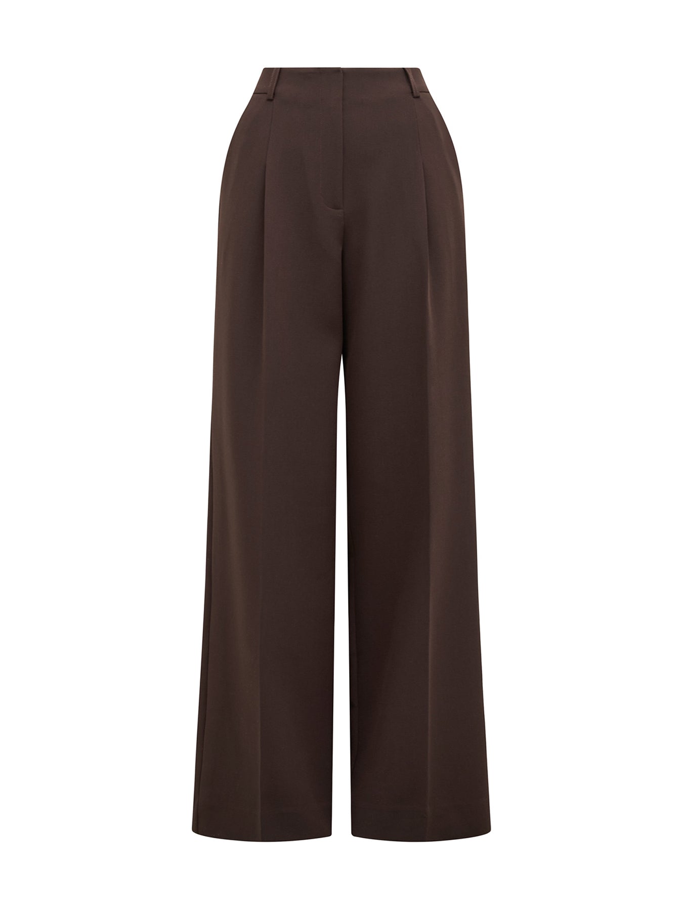 Briony Wide Leg Pants Brown