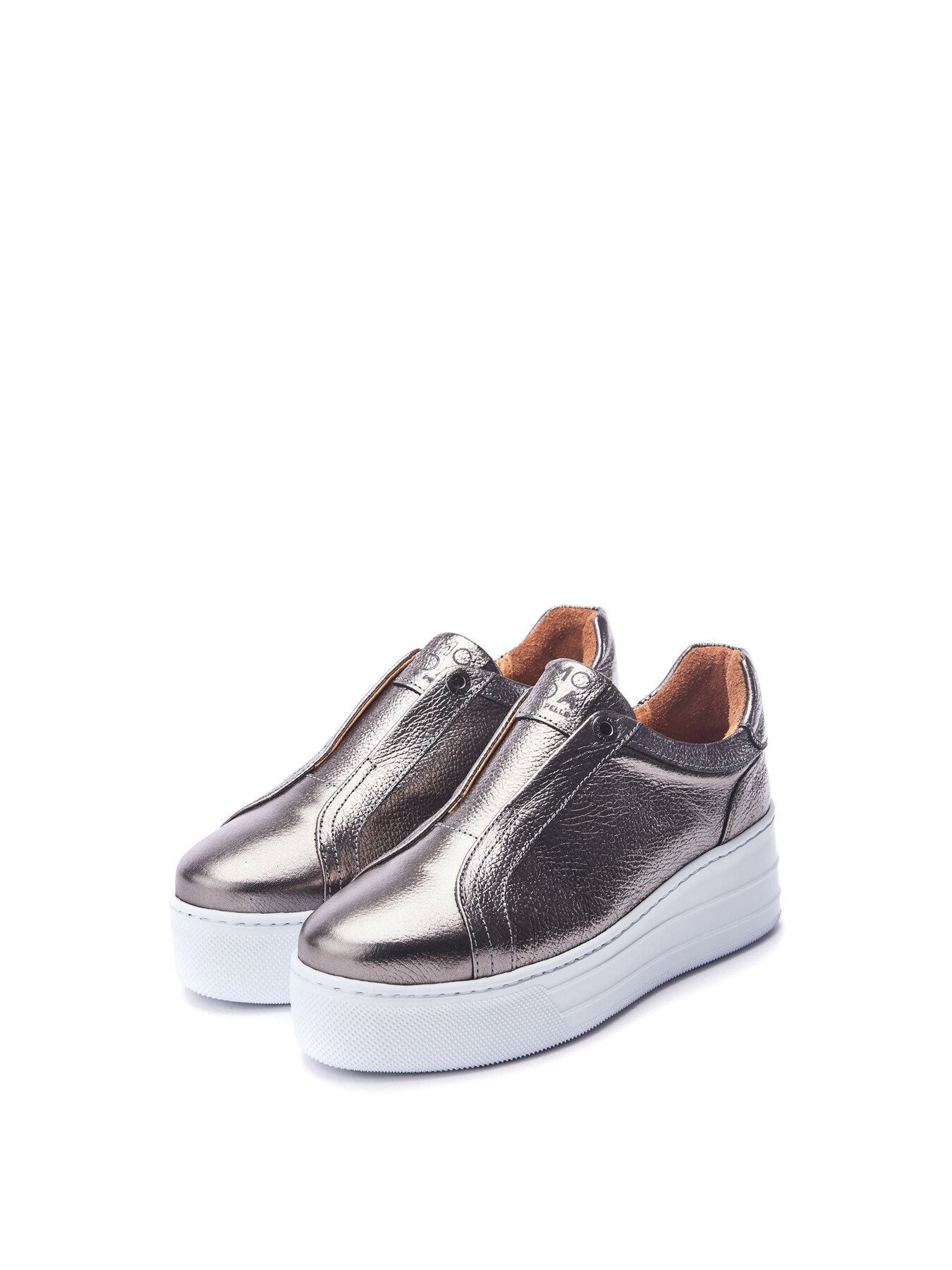 Aneeba Metallic Leather Trainers