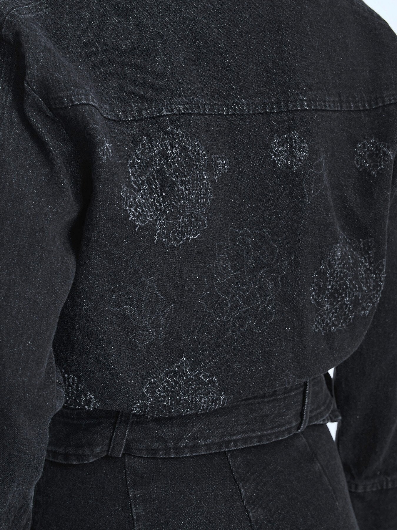 Denim Biker Jacket