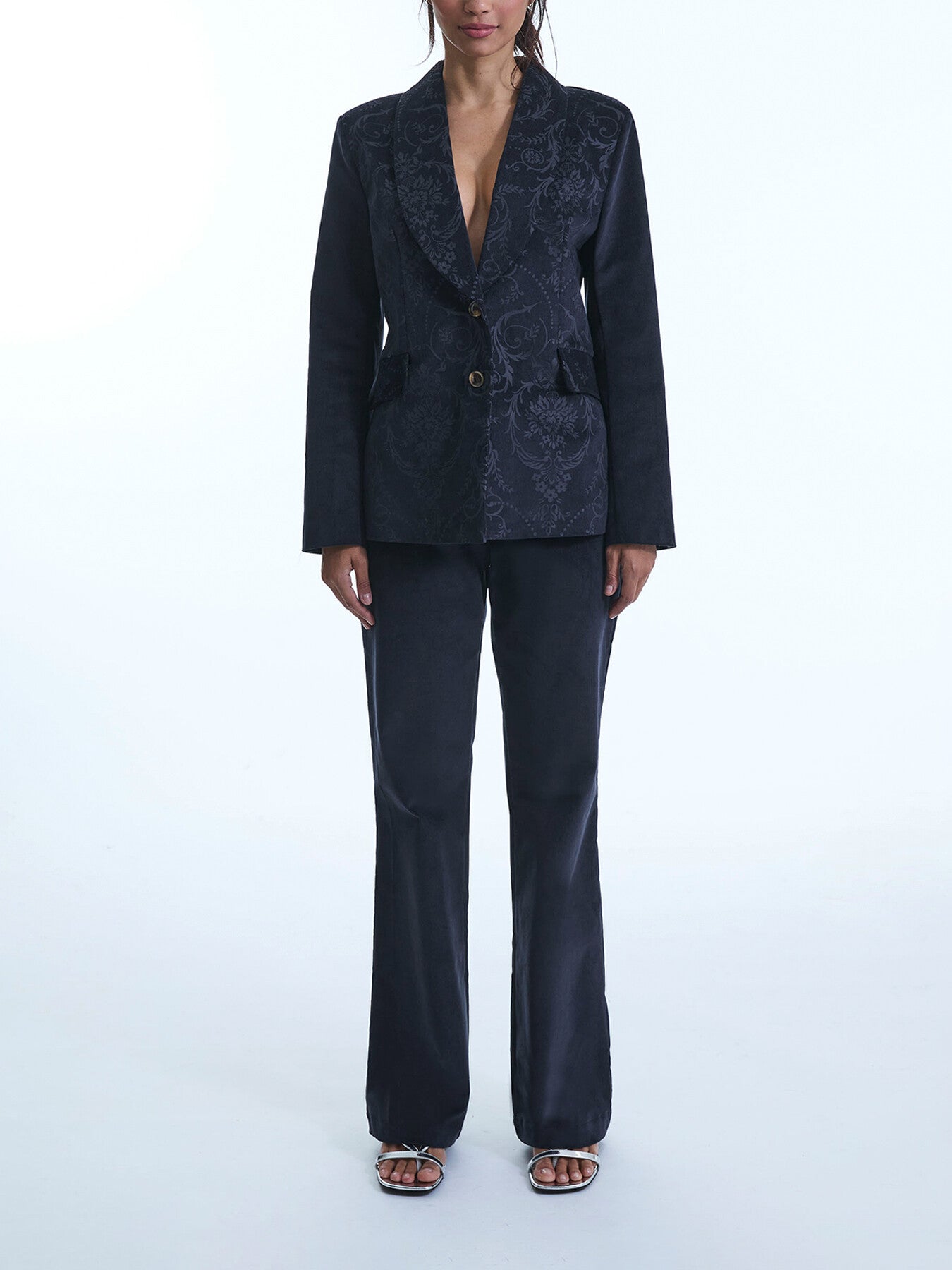 Corduroy Embossed Blazer