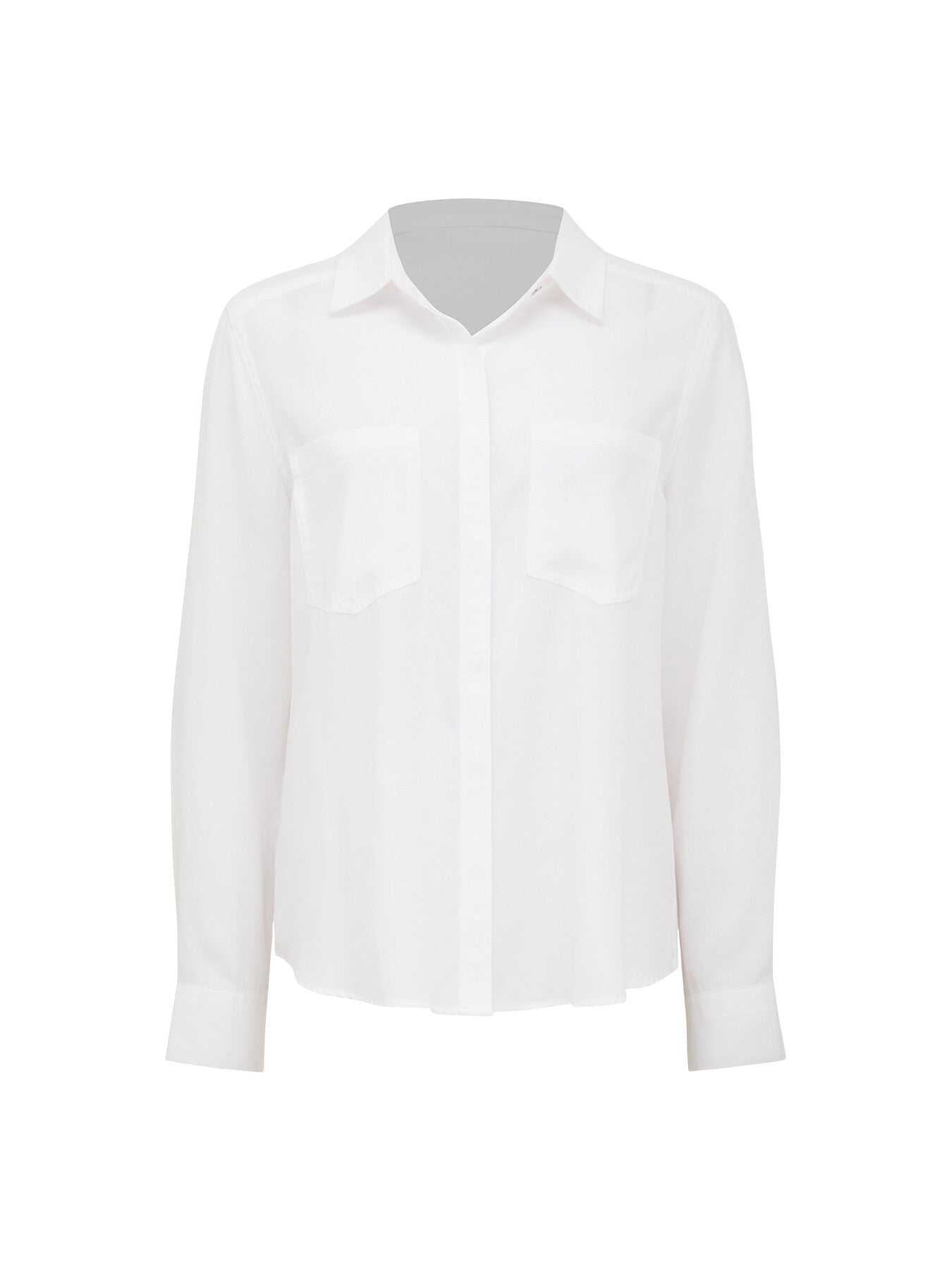 Abigail Long Sleevess Denim Blouse