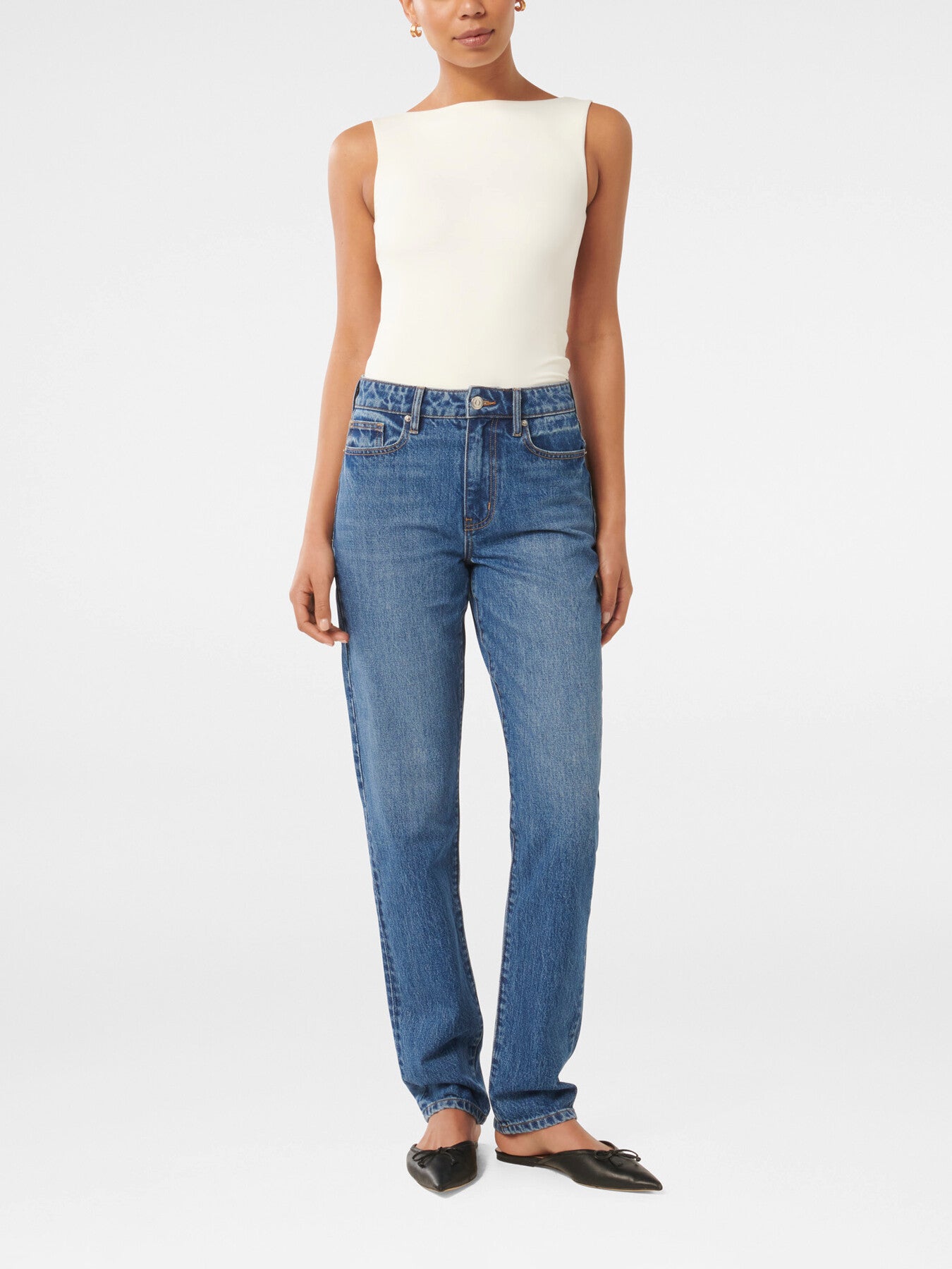 Paris Slim Straight Leg Jeans