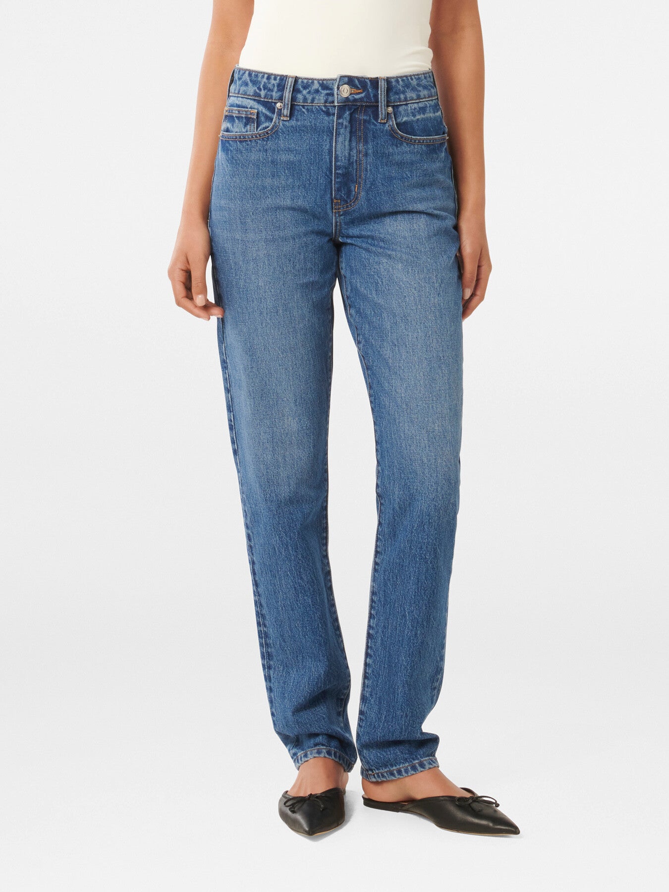 Paris Slim Straight Leg Jeans