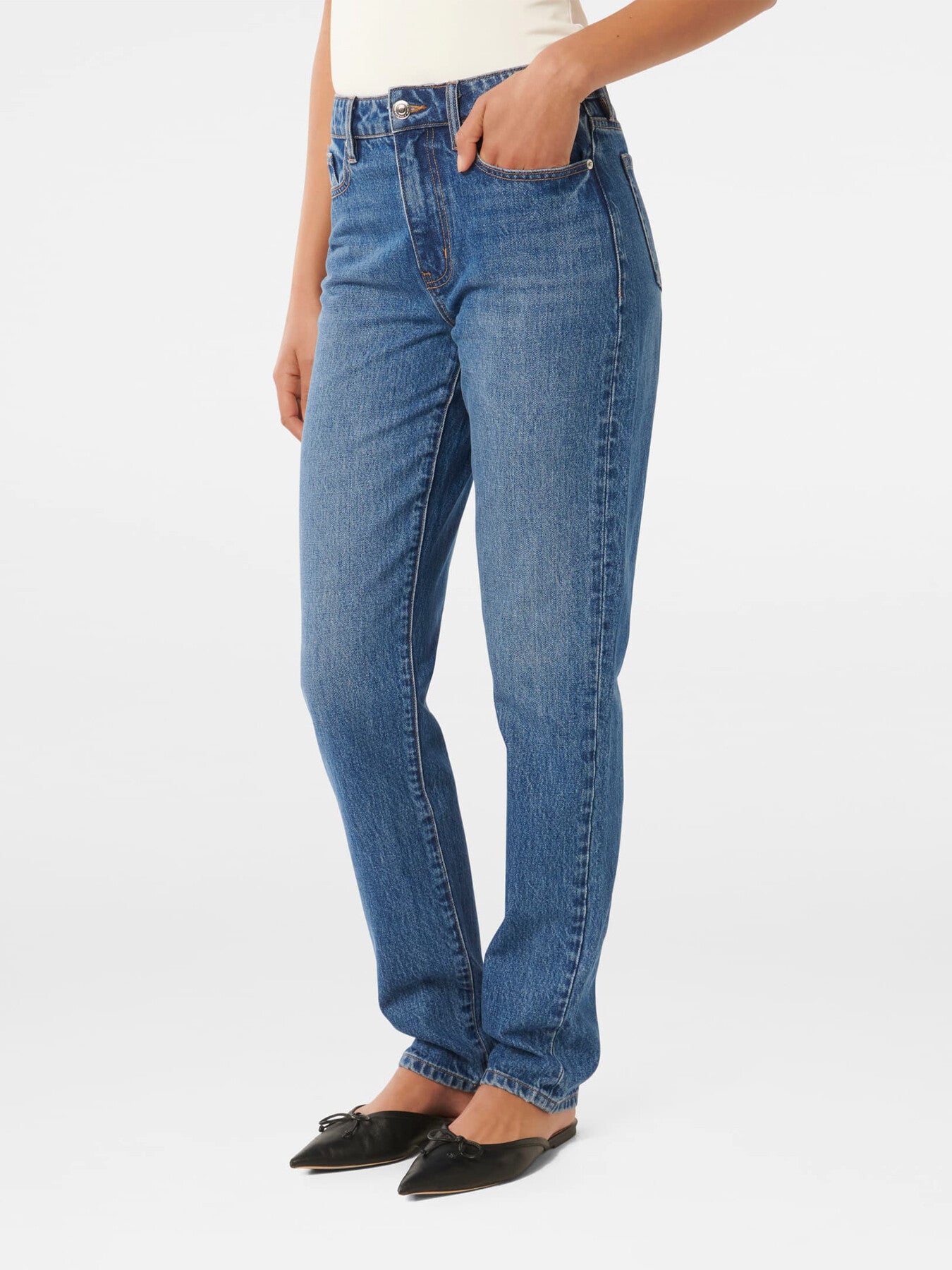 Paris Slim Straight Leg Jeans