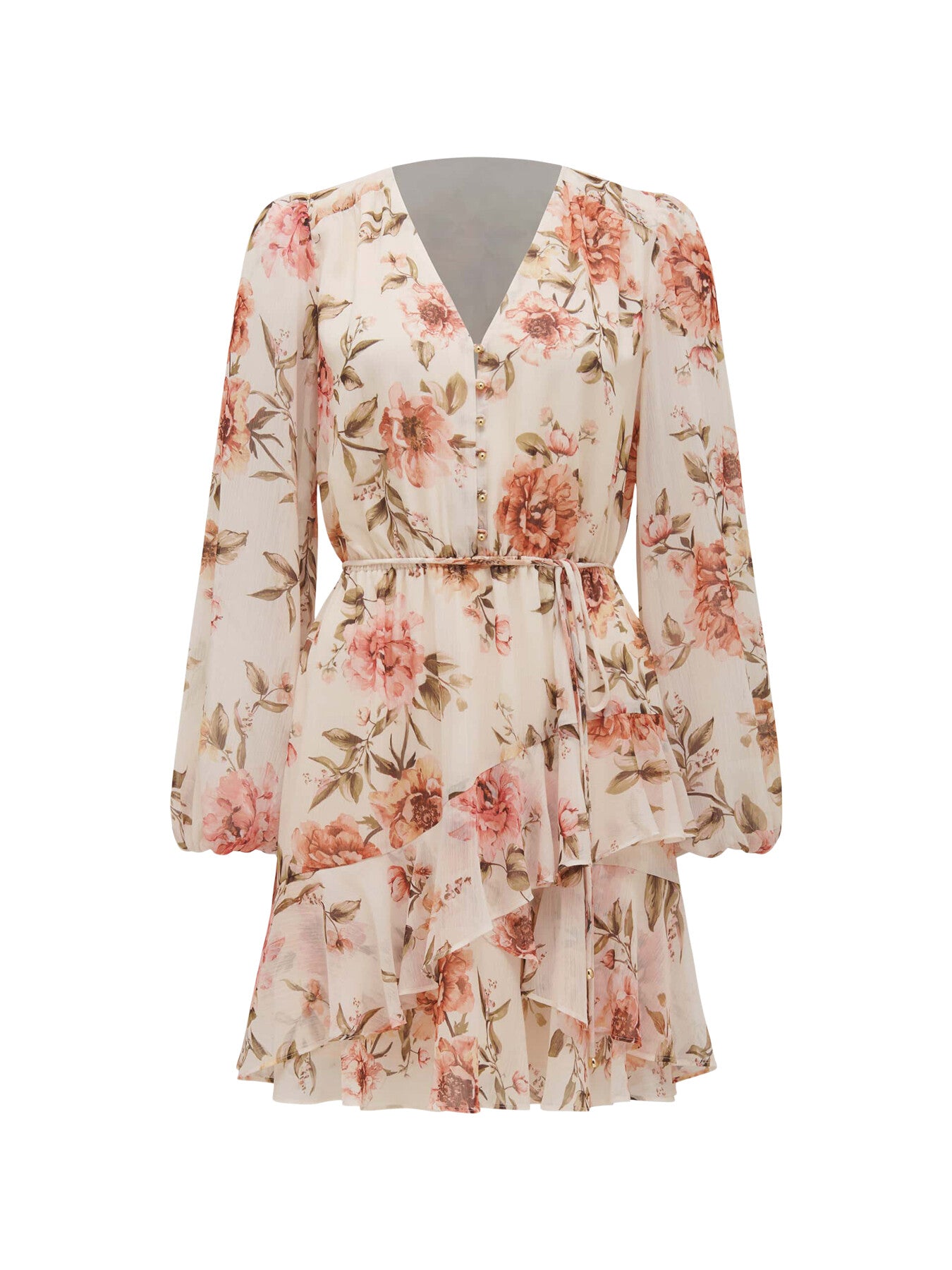Eliesse Button Front Mini Dress