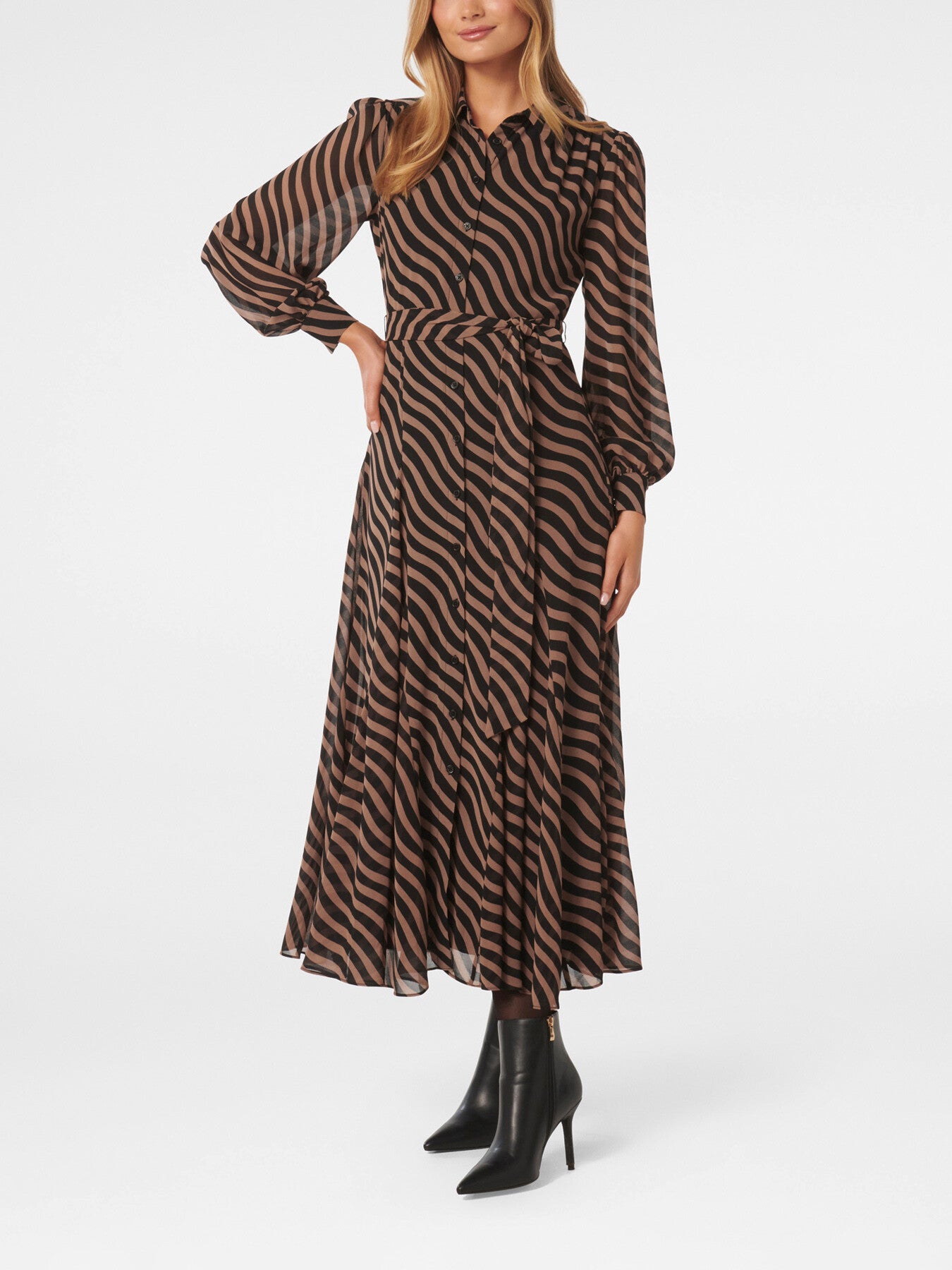 Fiona Godet Shirt Midi Dress