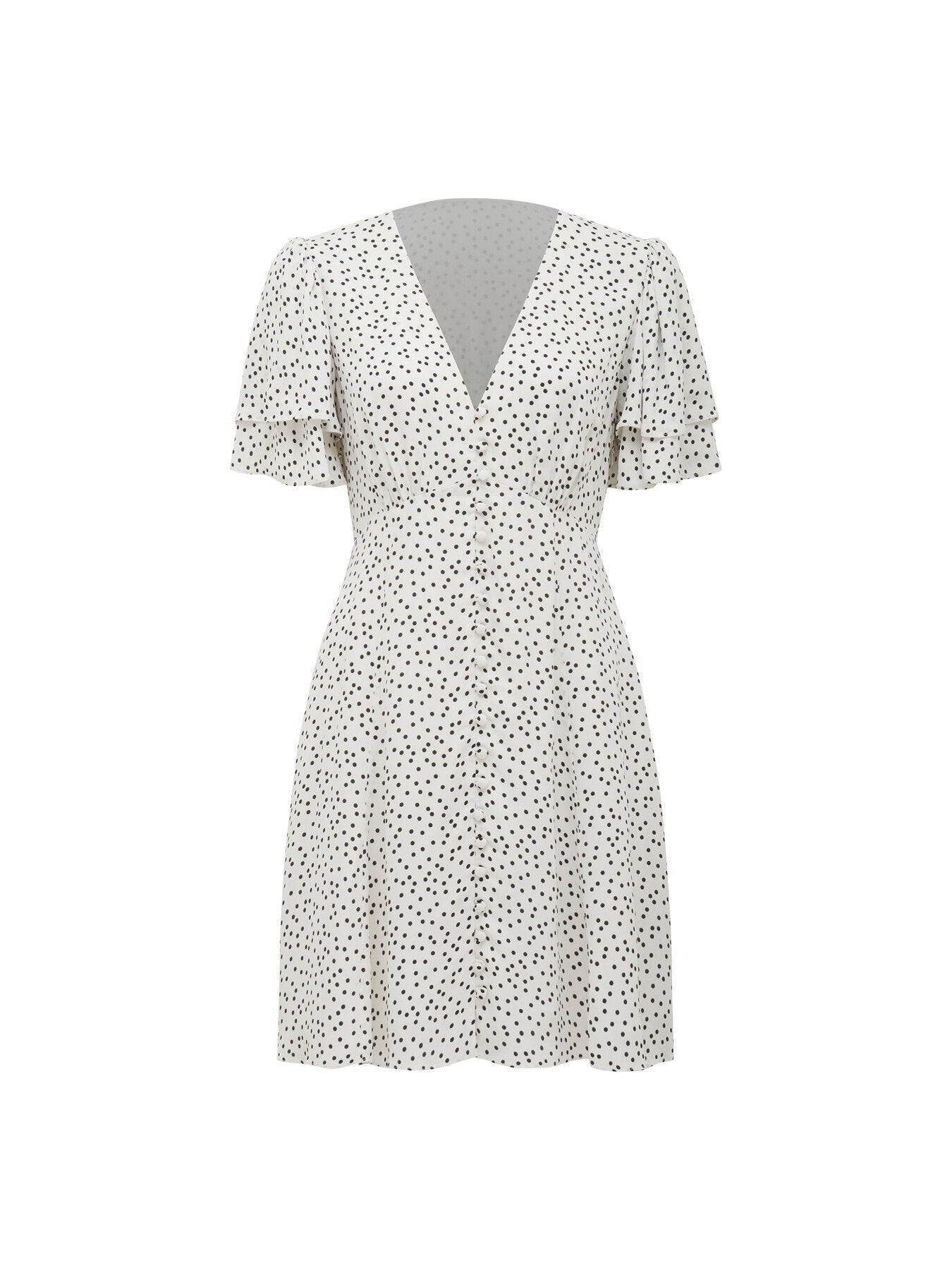 Pria Button Through Mini Dress