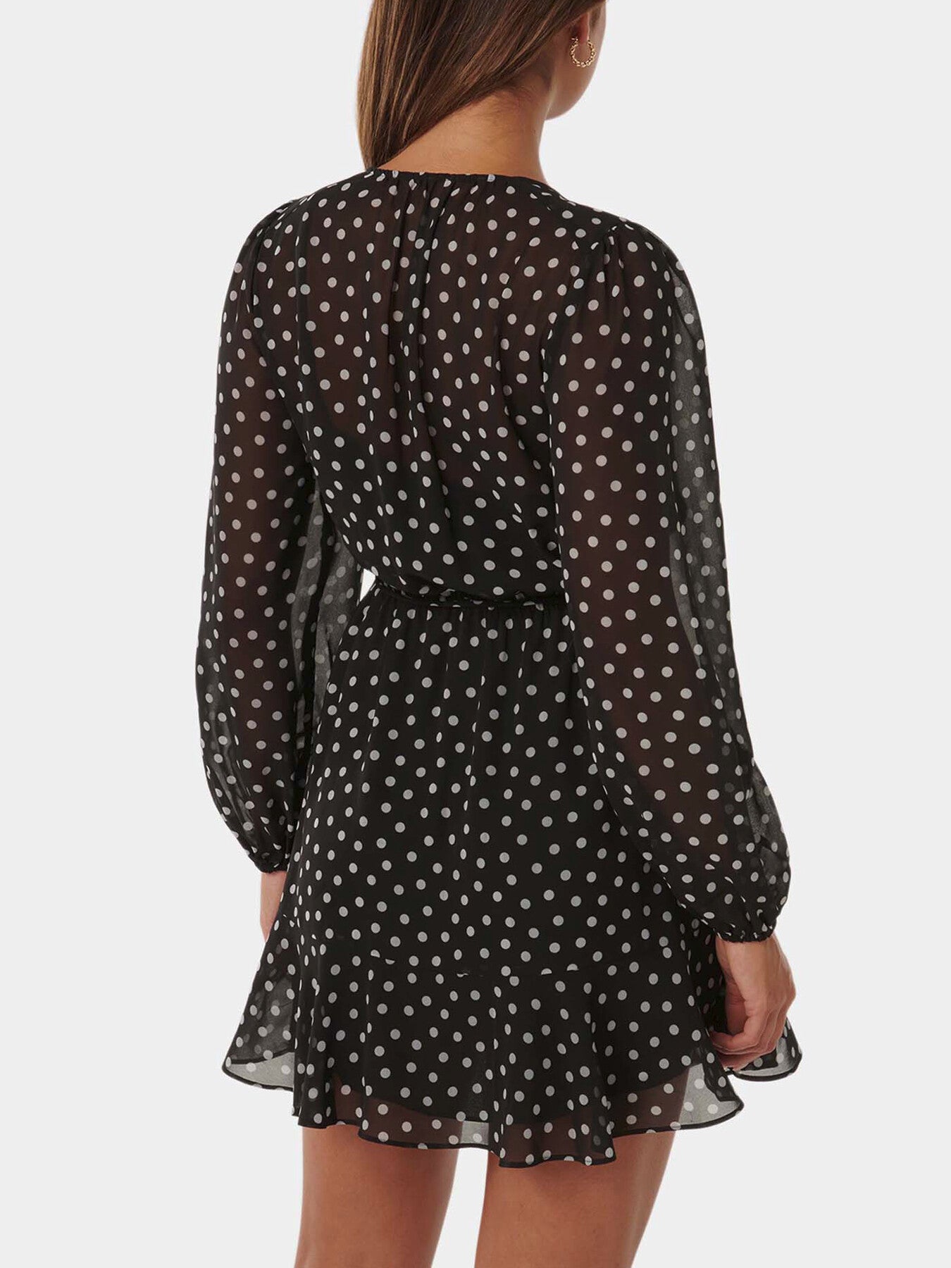 Esra Button Front Mini Dress