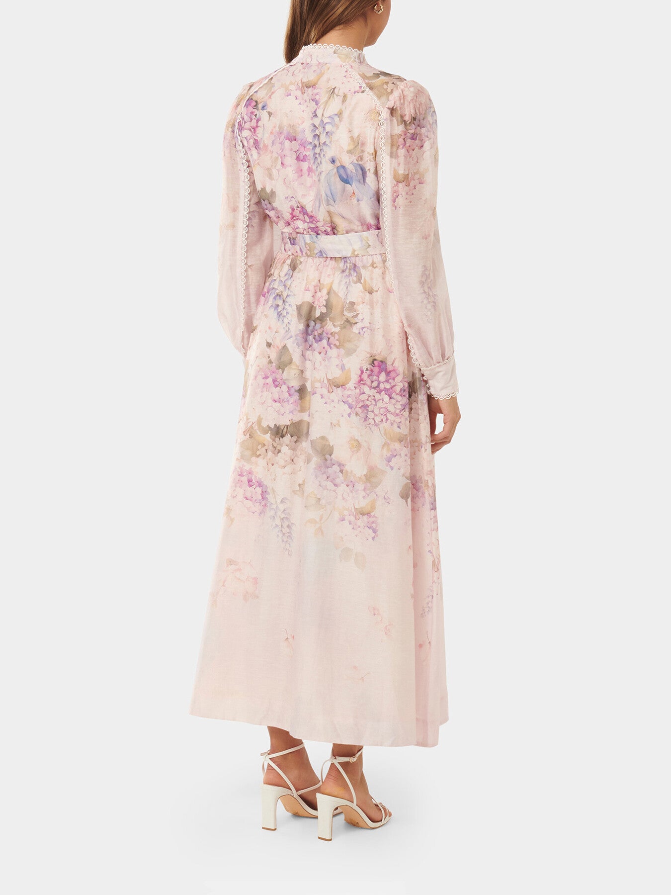 Peyton Trim Detail Midi Dress
