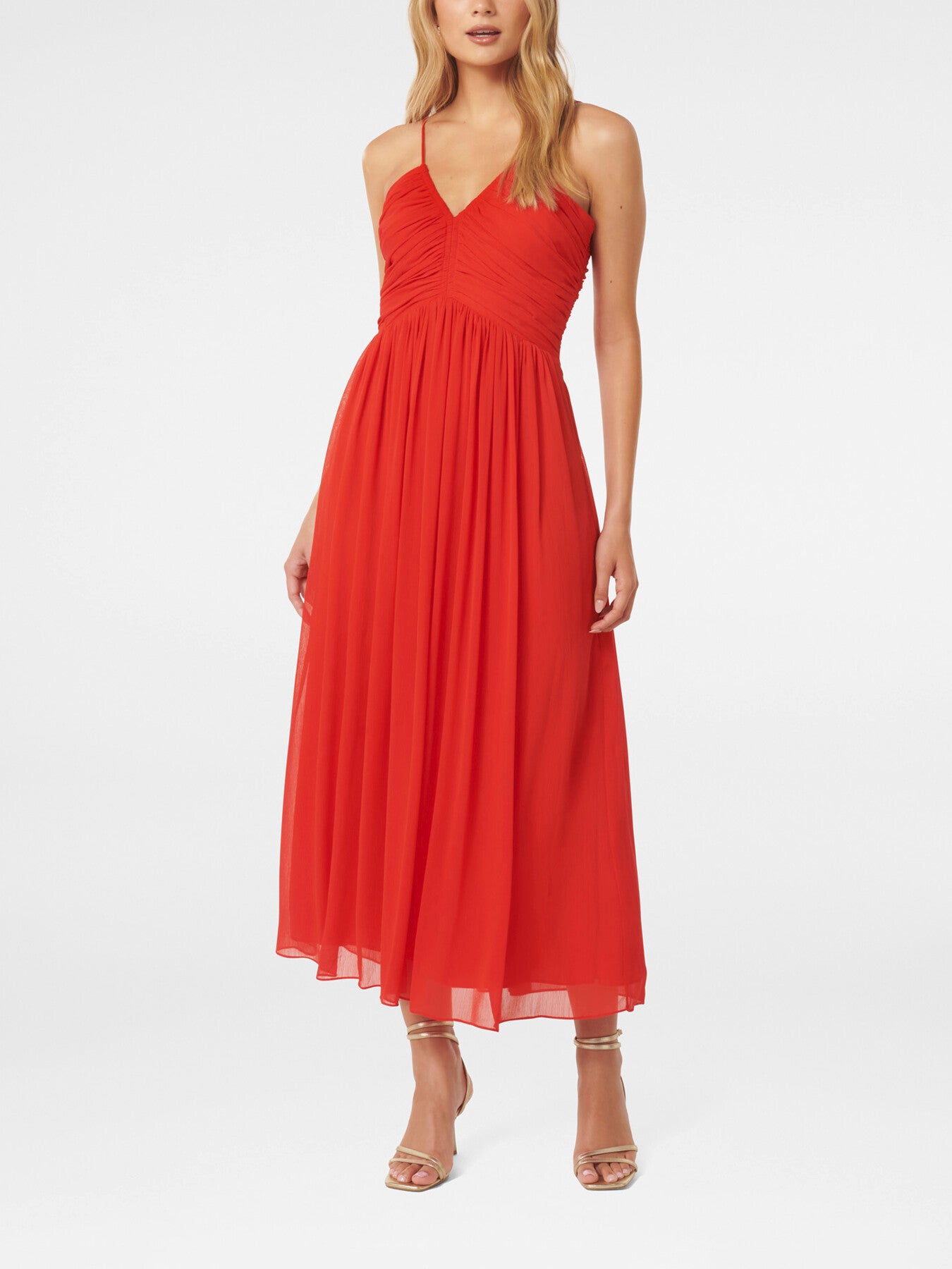 Nakita Ruched Bodice Maxi Dress