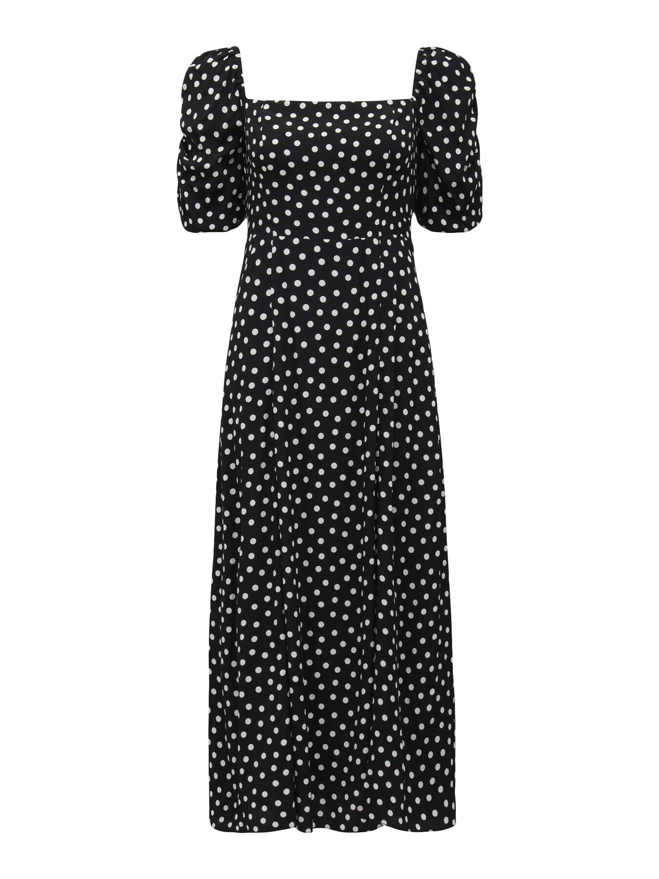 Hailee Puff Sleeves Midi Dress