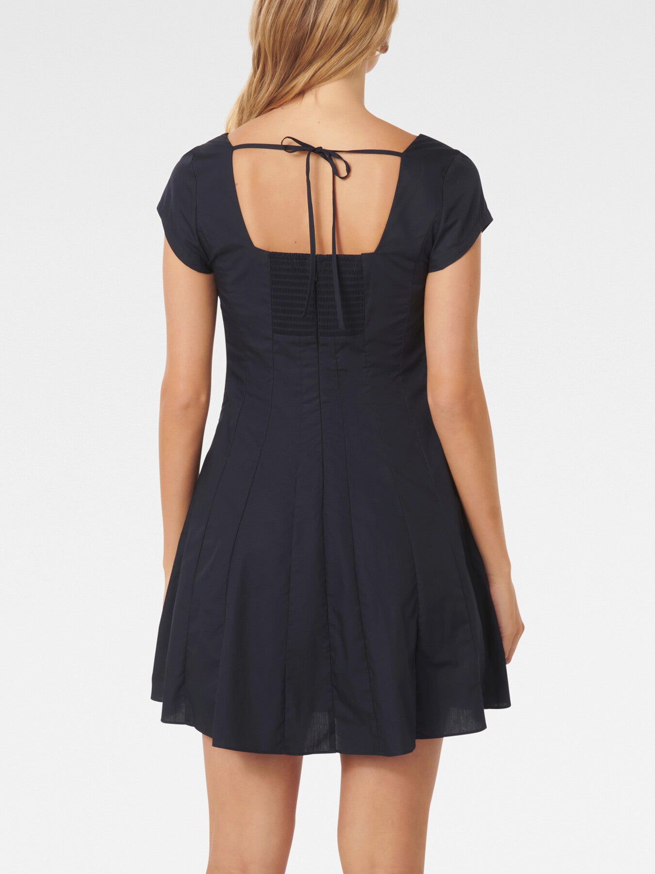 Regina Cap Sleeves Mini Dress