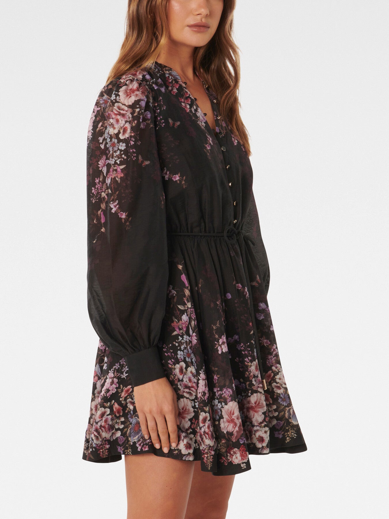 Anastasia Printed Skater Mini Dress