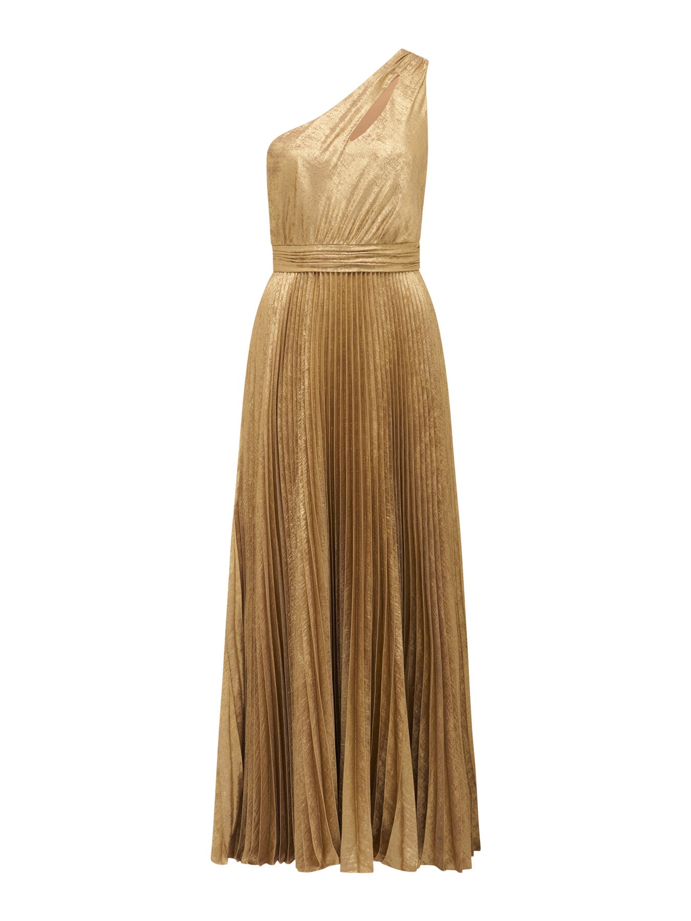 Jayla Metallic One Shoulder Maxi Dress