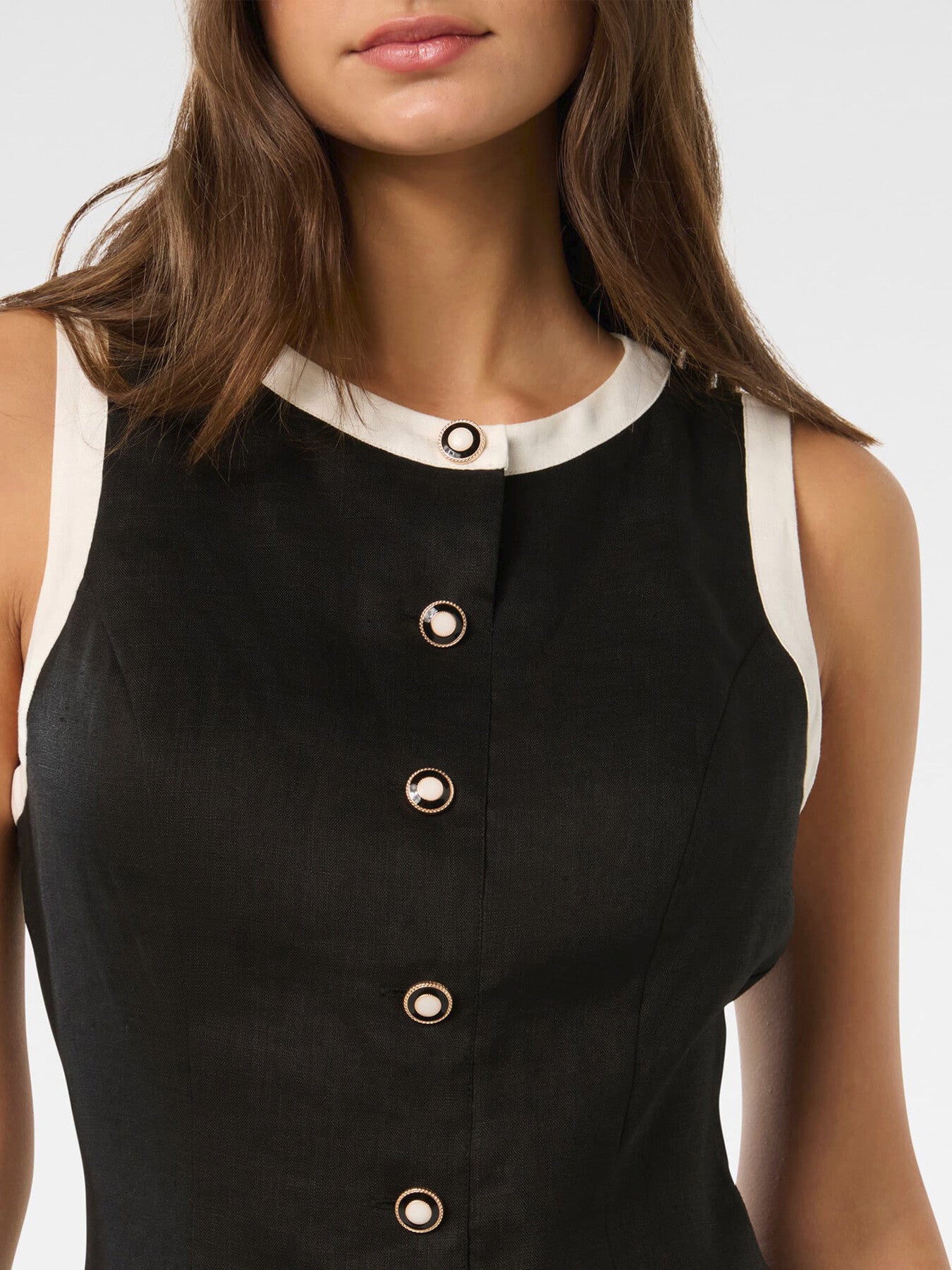 Montana Contrast Shift Mini Dress