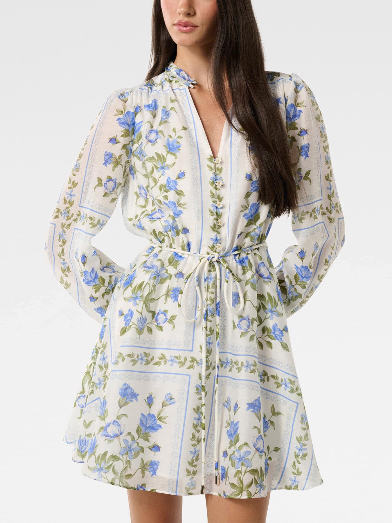 Tamila Printed Skater Mini Dress