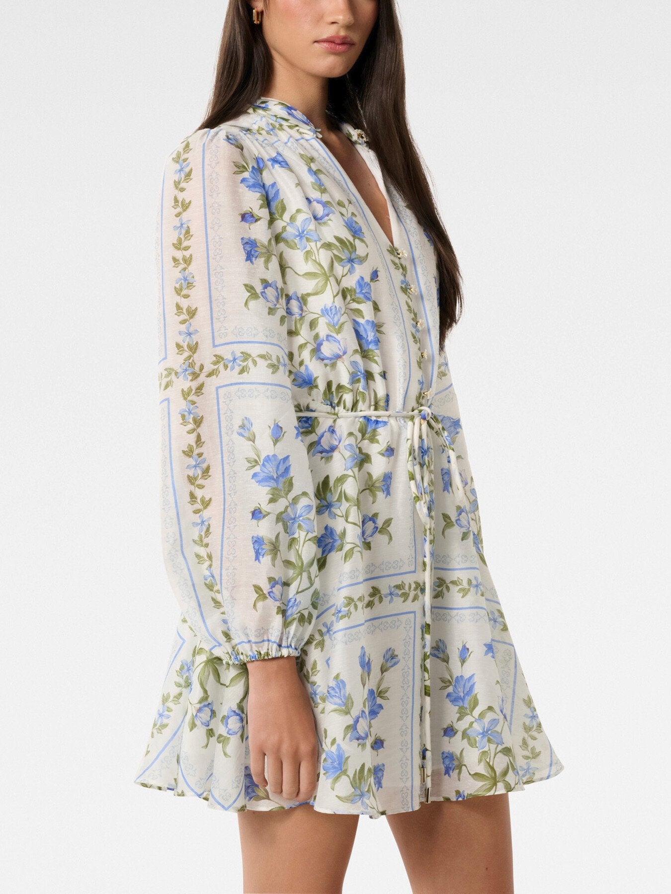 Tamila Printed Skater Mini Dress