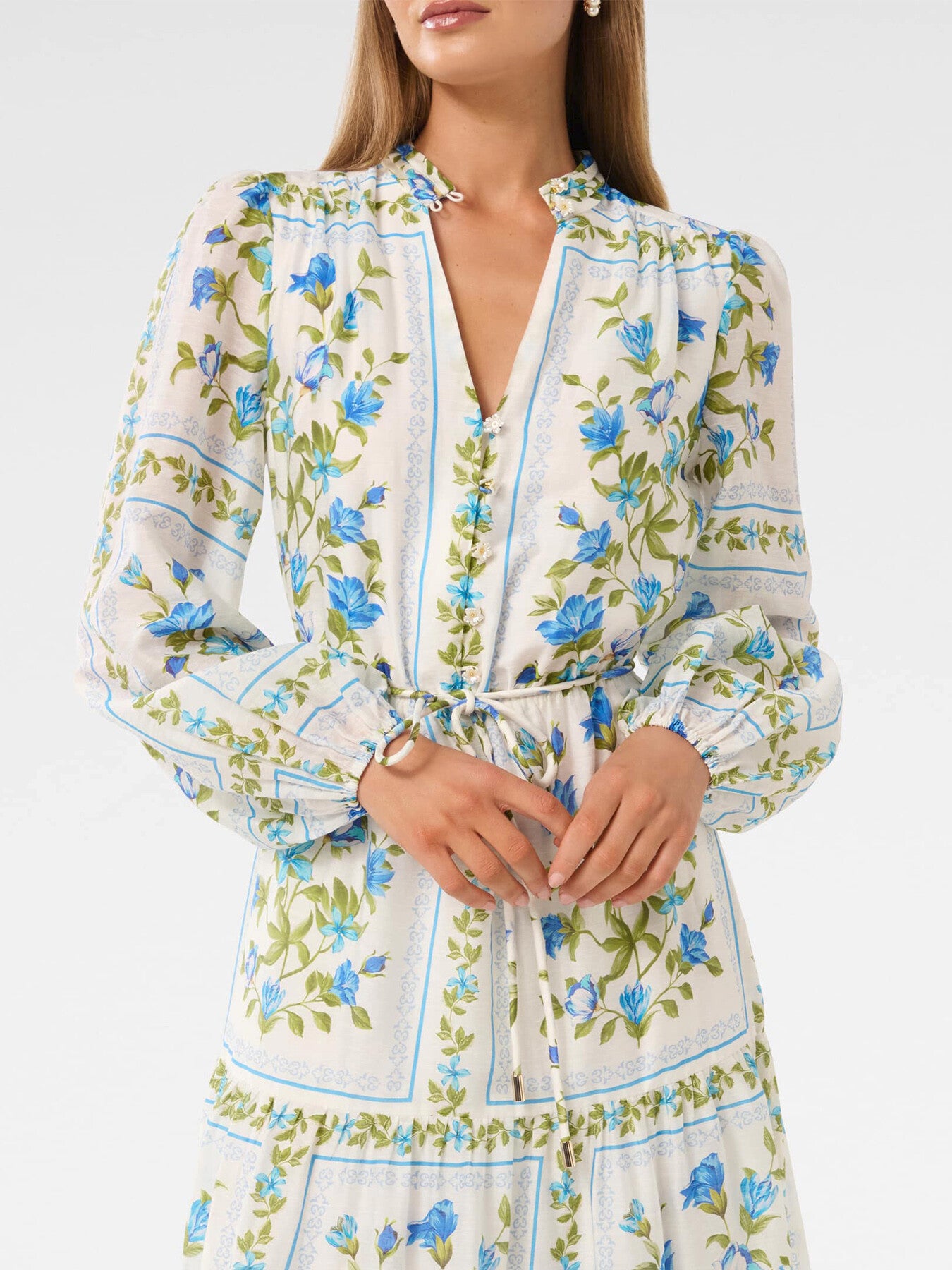 Tara Printed Midi Dress