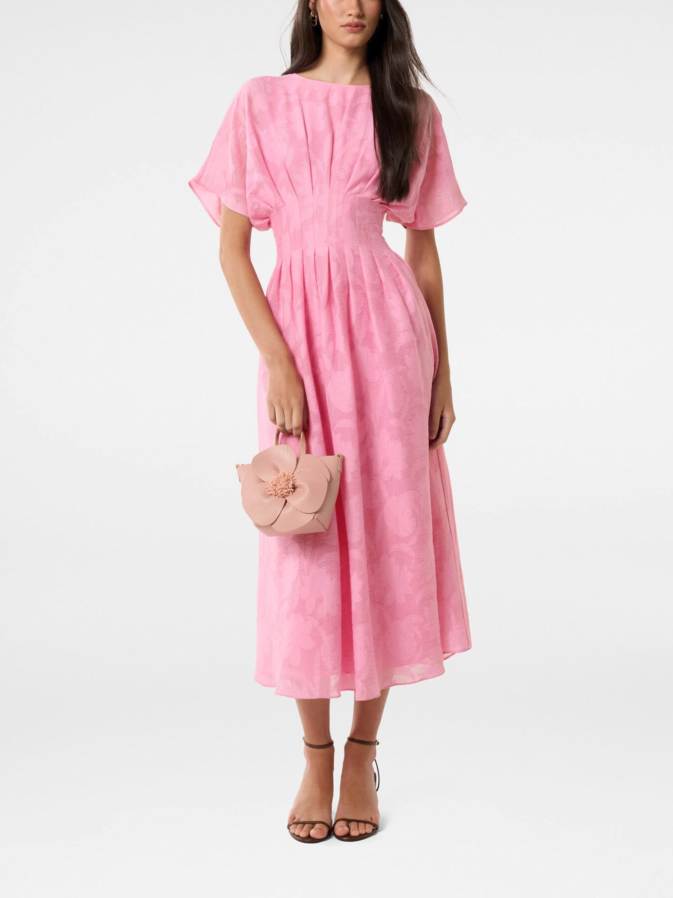 Eve Jacquard Seam Midi Dress