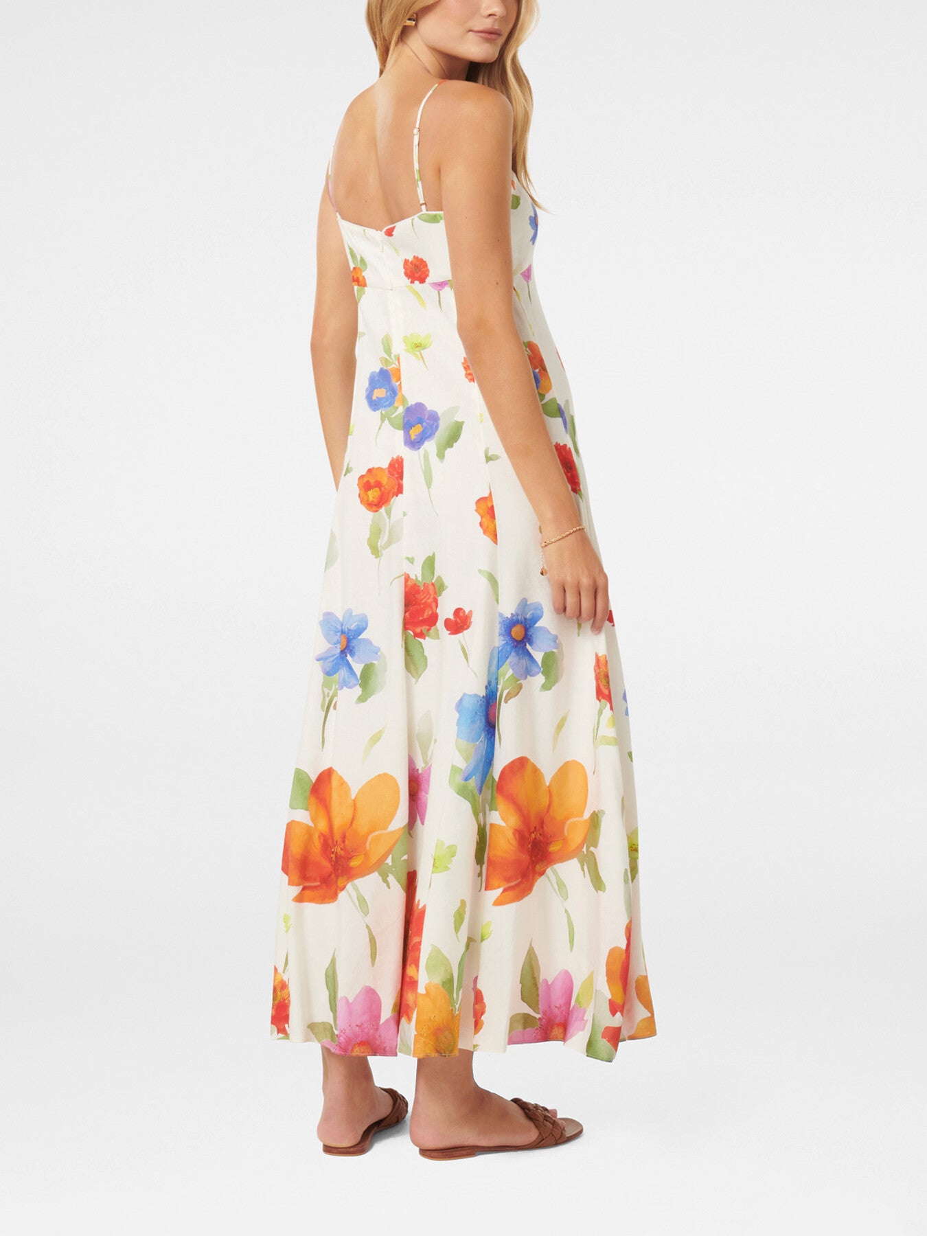 Vayda Strap Midi Sun Dress