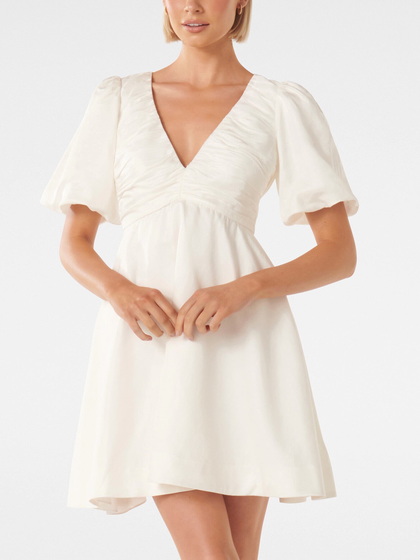 Raffy V Neck Mini Dress