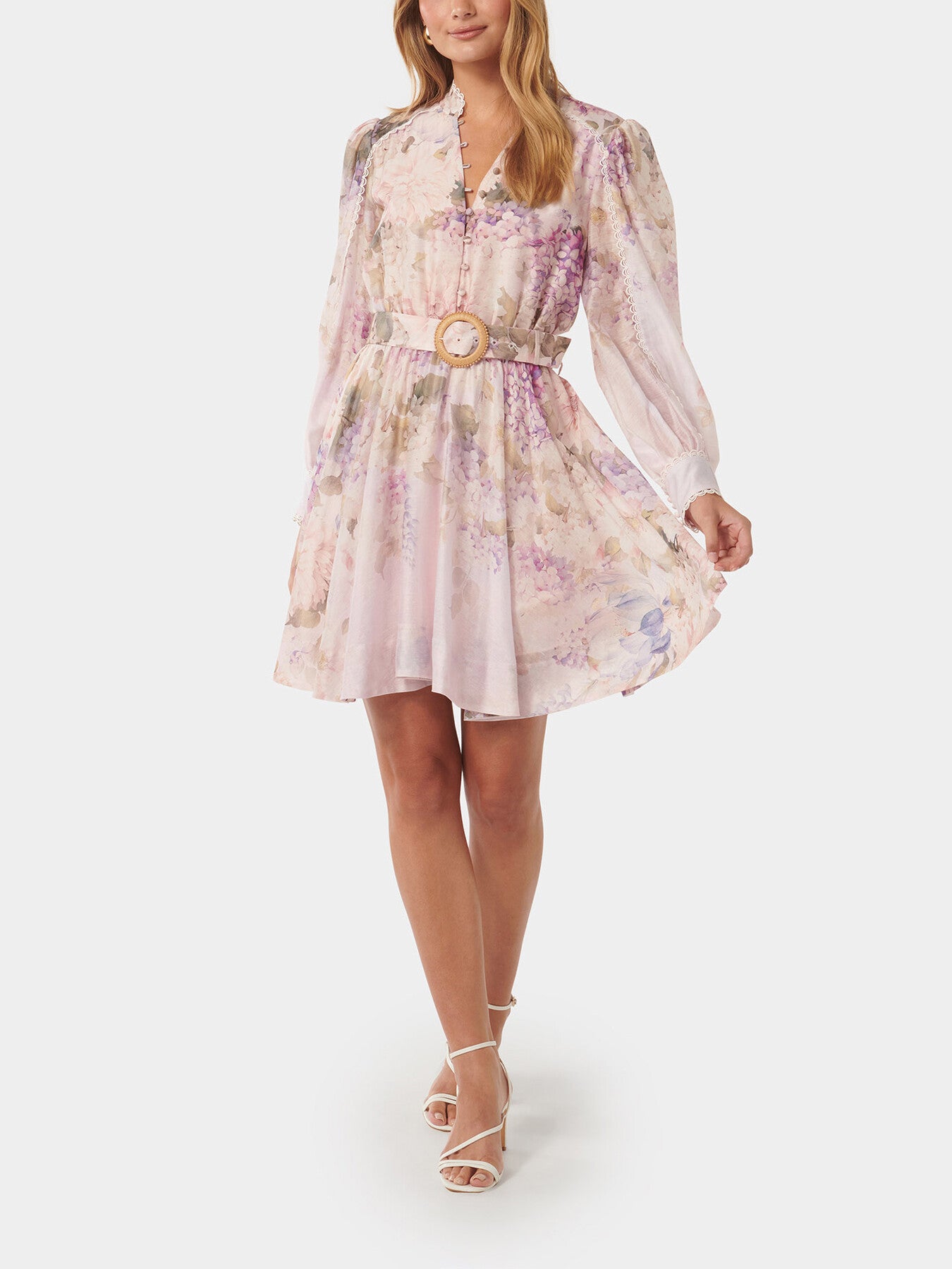 Vienna Trim Detail Skater Dress