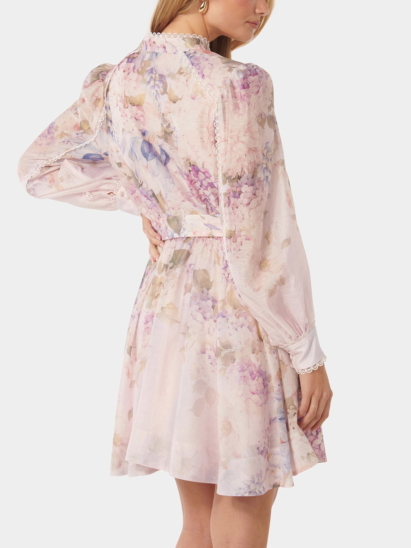 Vienna Trim Detail Skater Dress