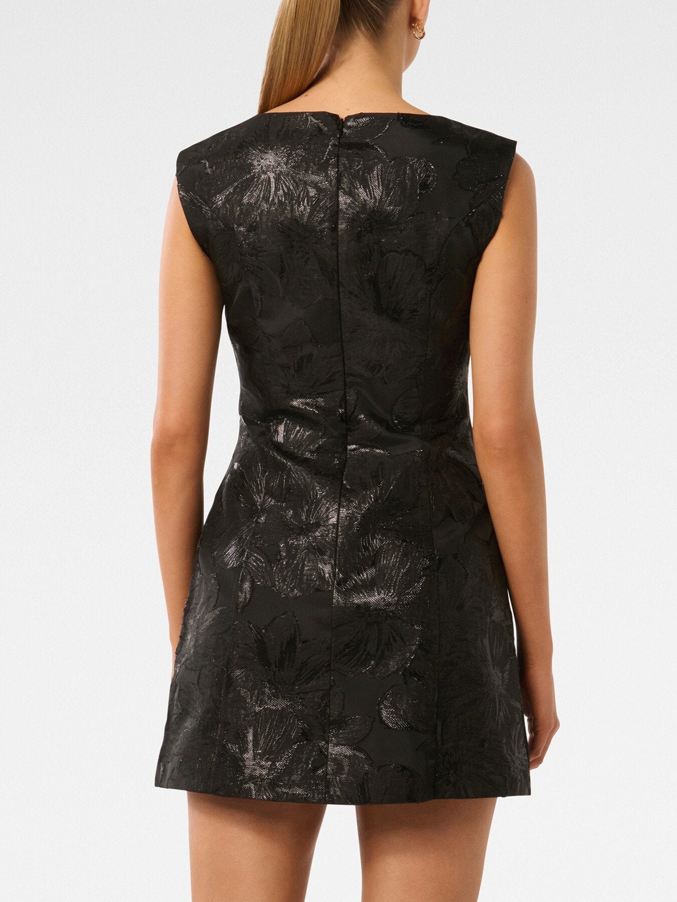 Evan Jacquard Mini Dress
