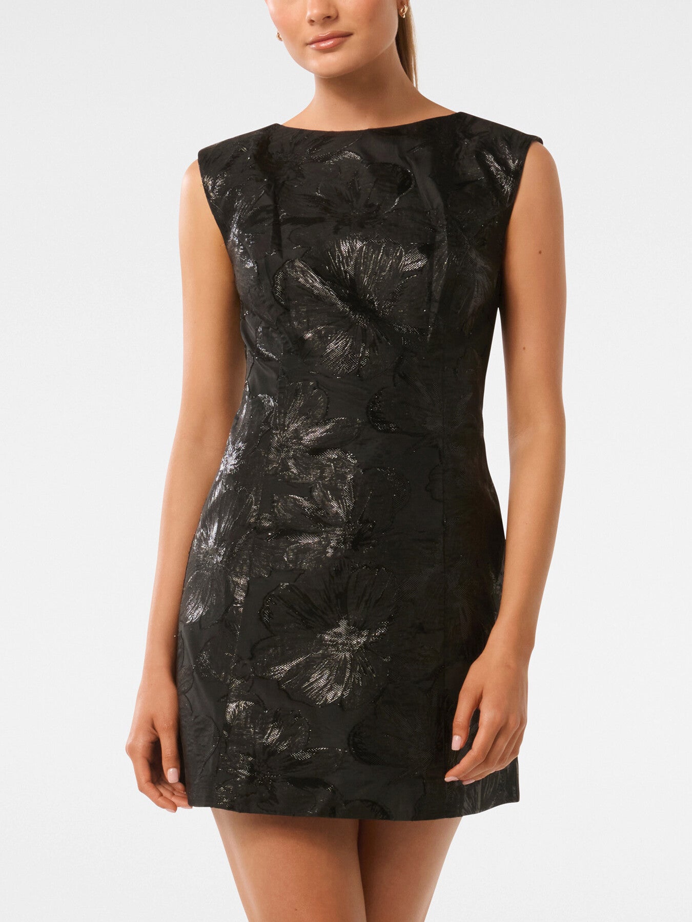 Evan Jacquard Mini Dress