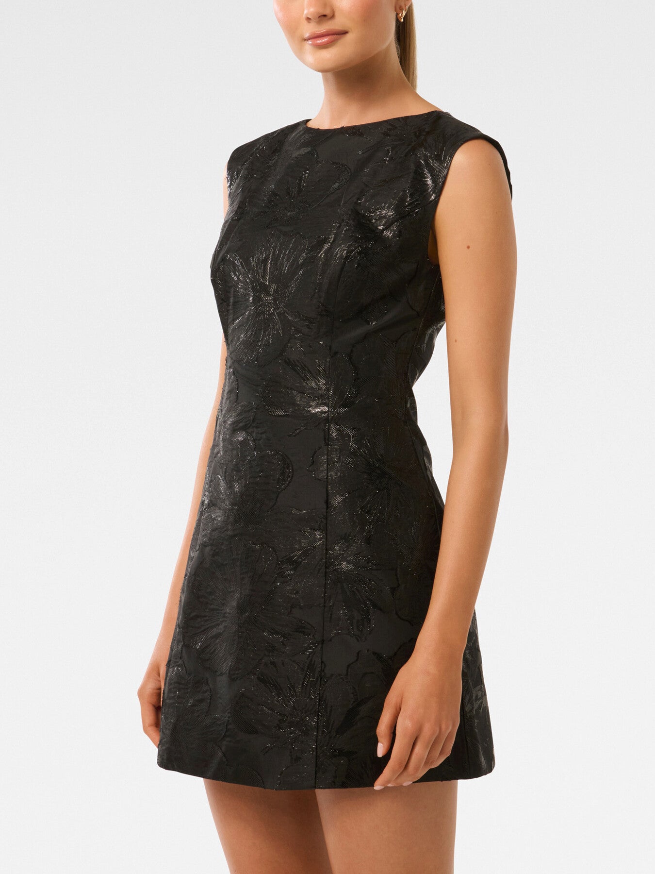 Evan Jacquard Mini Dress