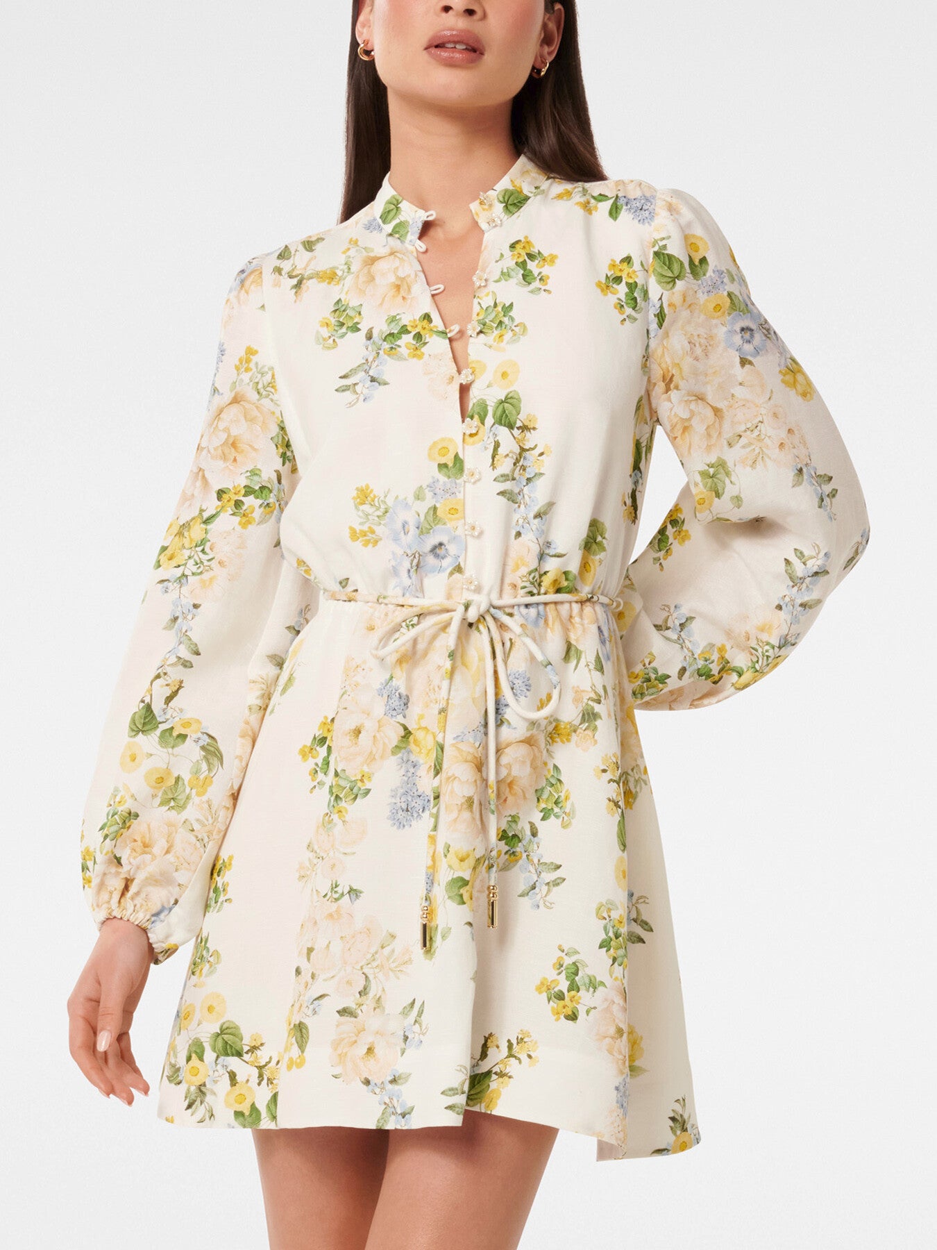 Annalise Fluted Mini Dress