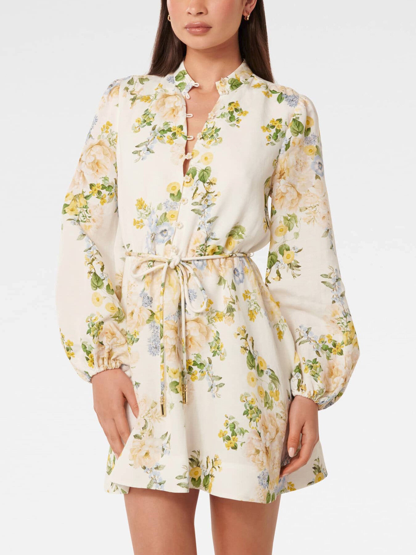 Annalise Fluted Mini Dress