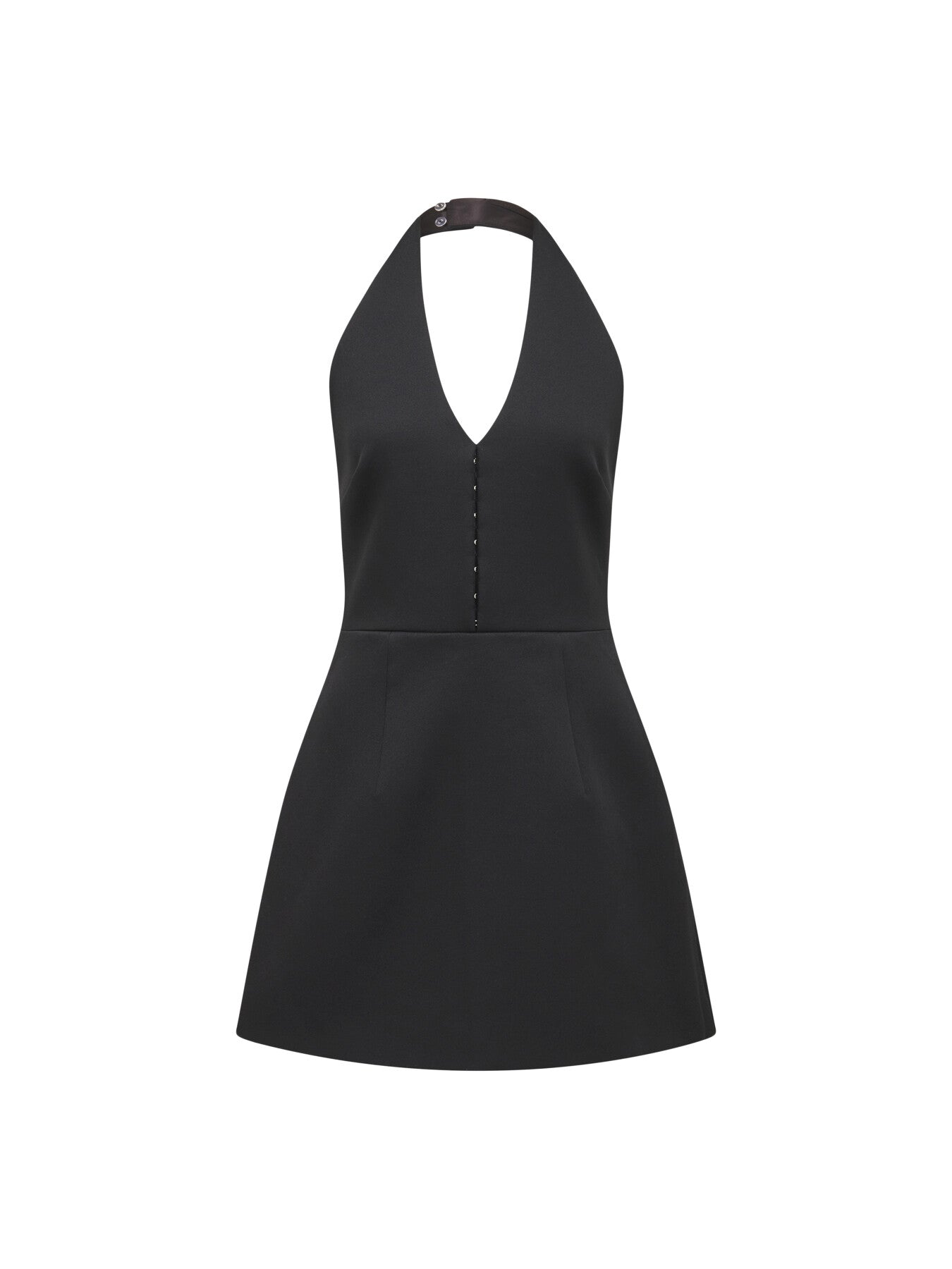 Ricki Halter Hook and Eye Mini Dress