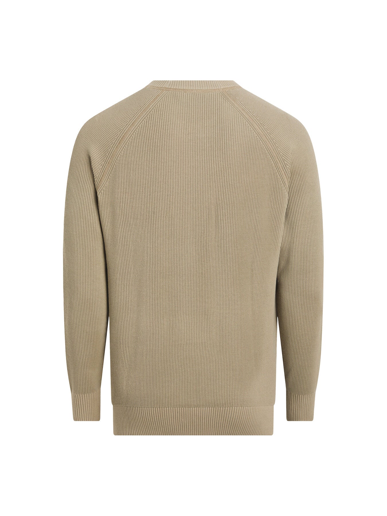 Ribbed Crew Neck Jumper