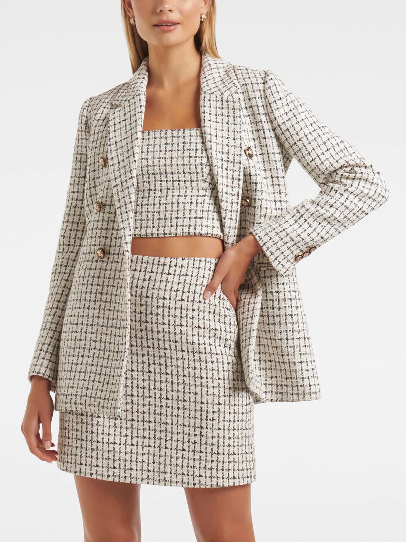 Pearl Boucle Jacket