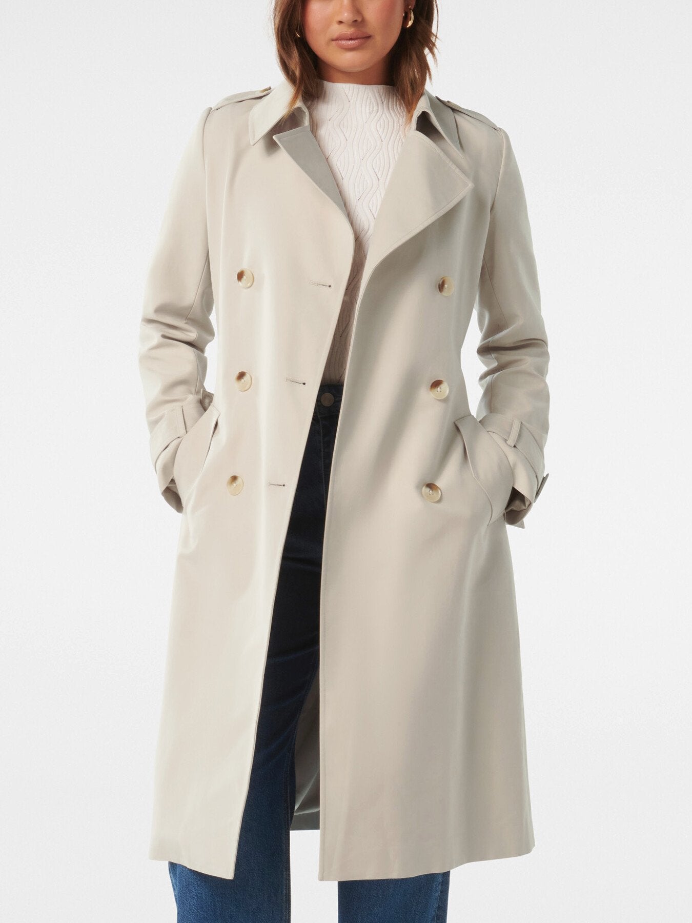 Maggie Fashion Trench Coat