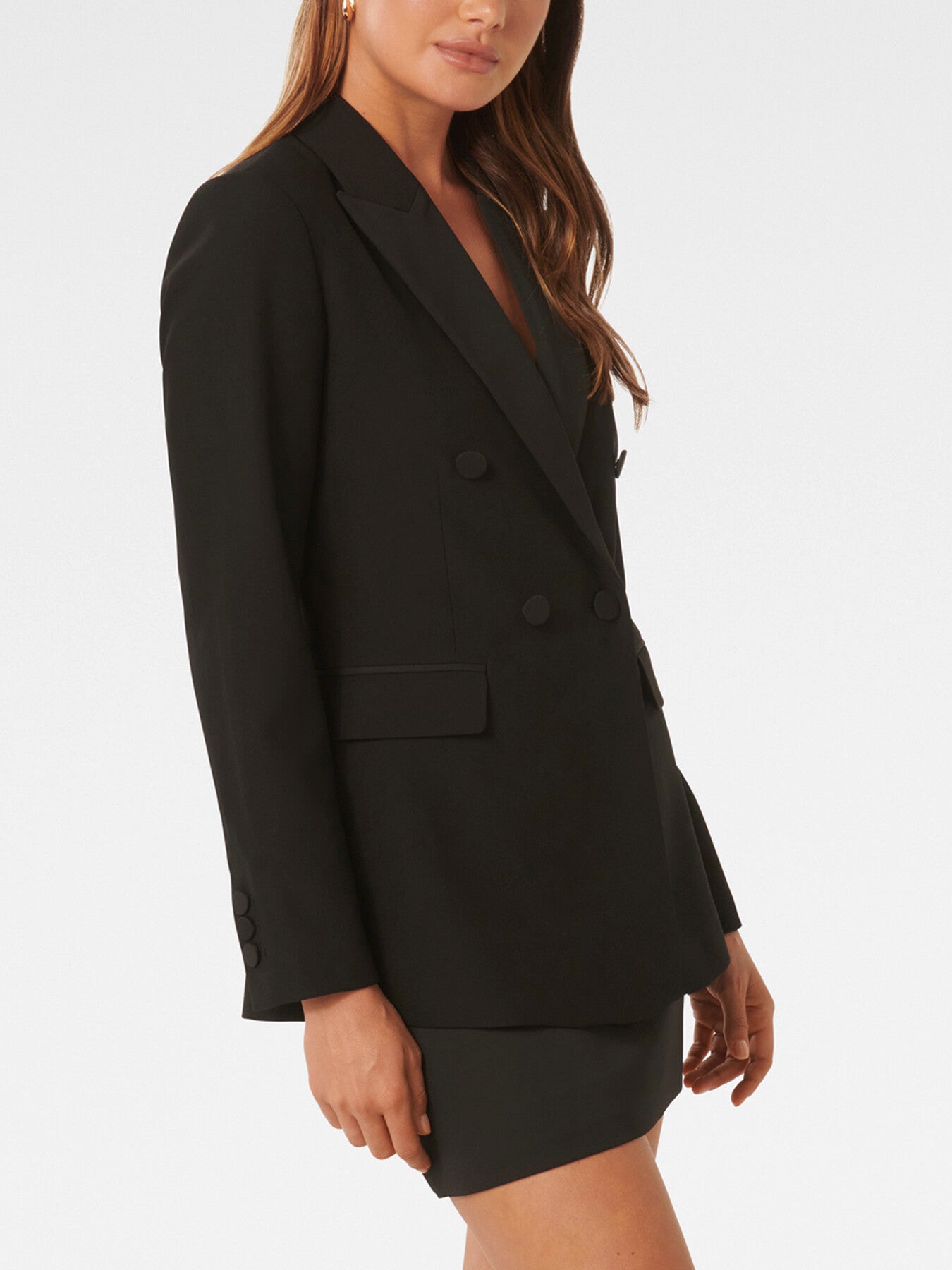 Elliott Tuxedo Double Breasted Blazer