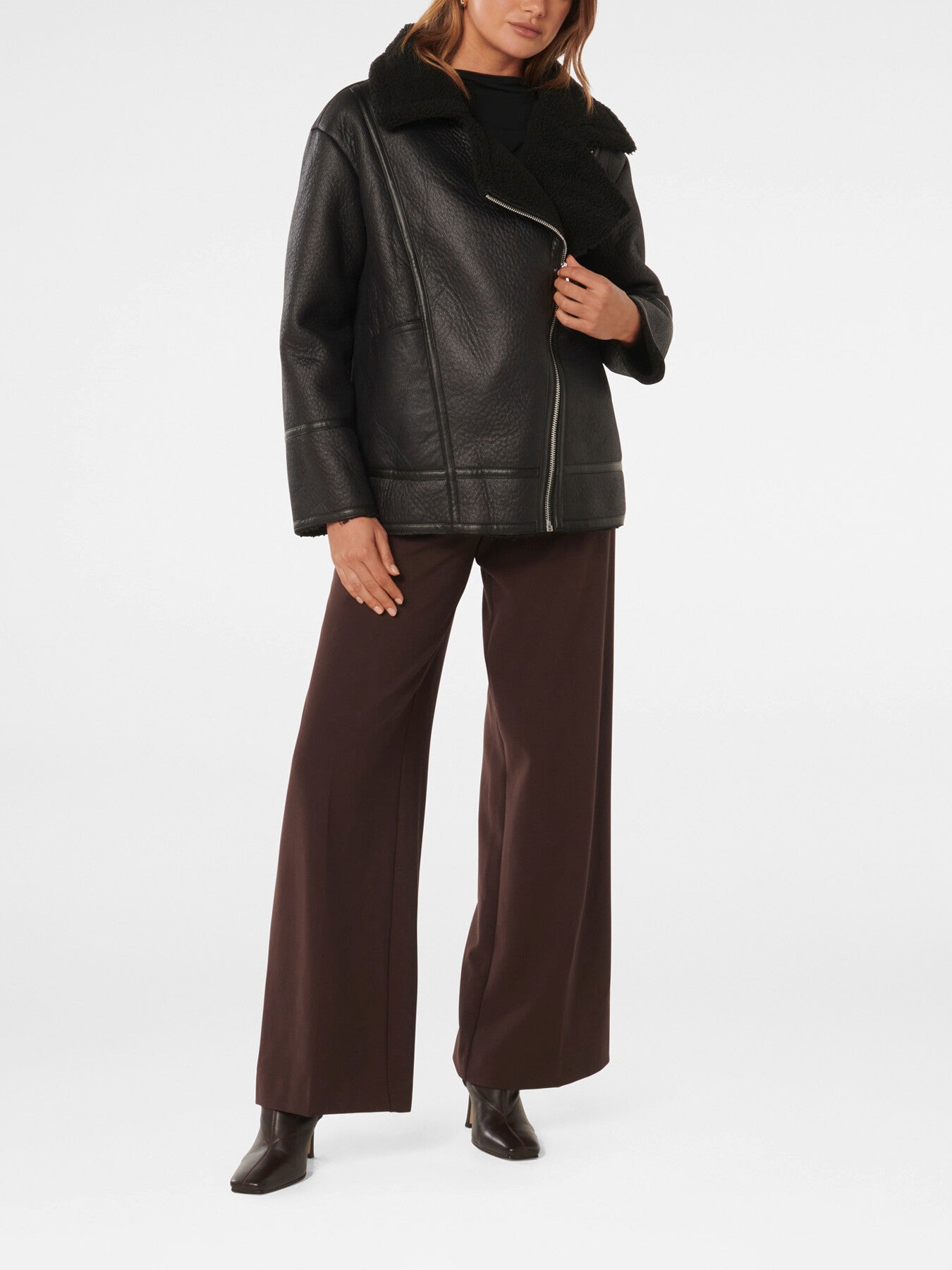 Randy Relaxed Aviator Jacket