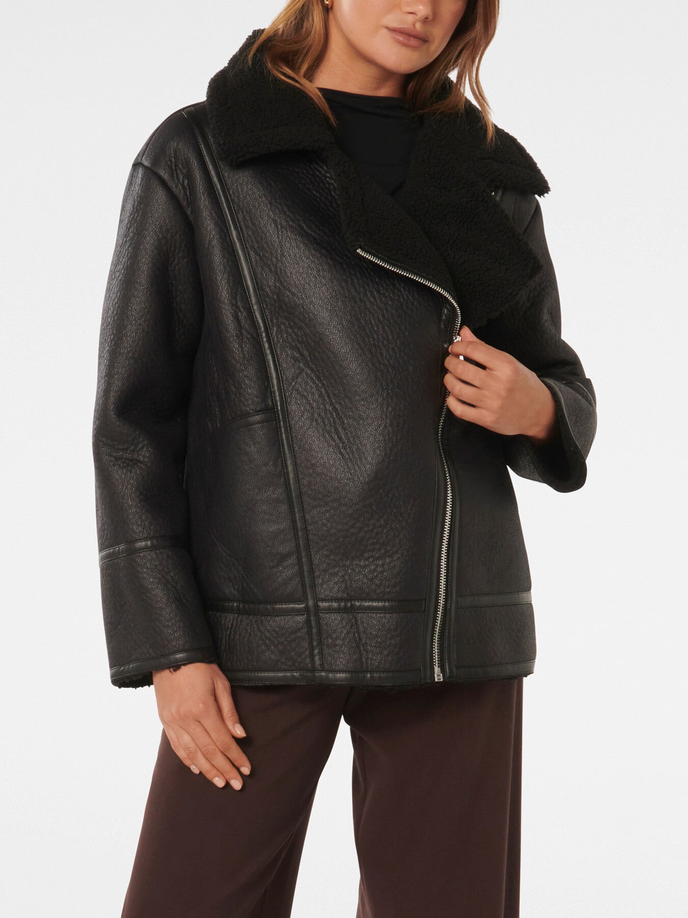 Randy Relaxed Aviator Jacket