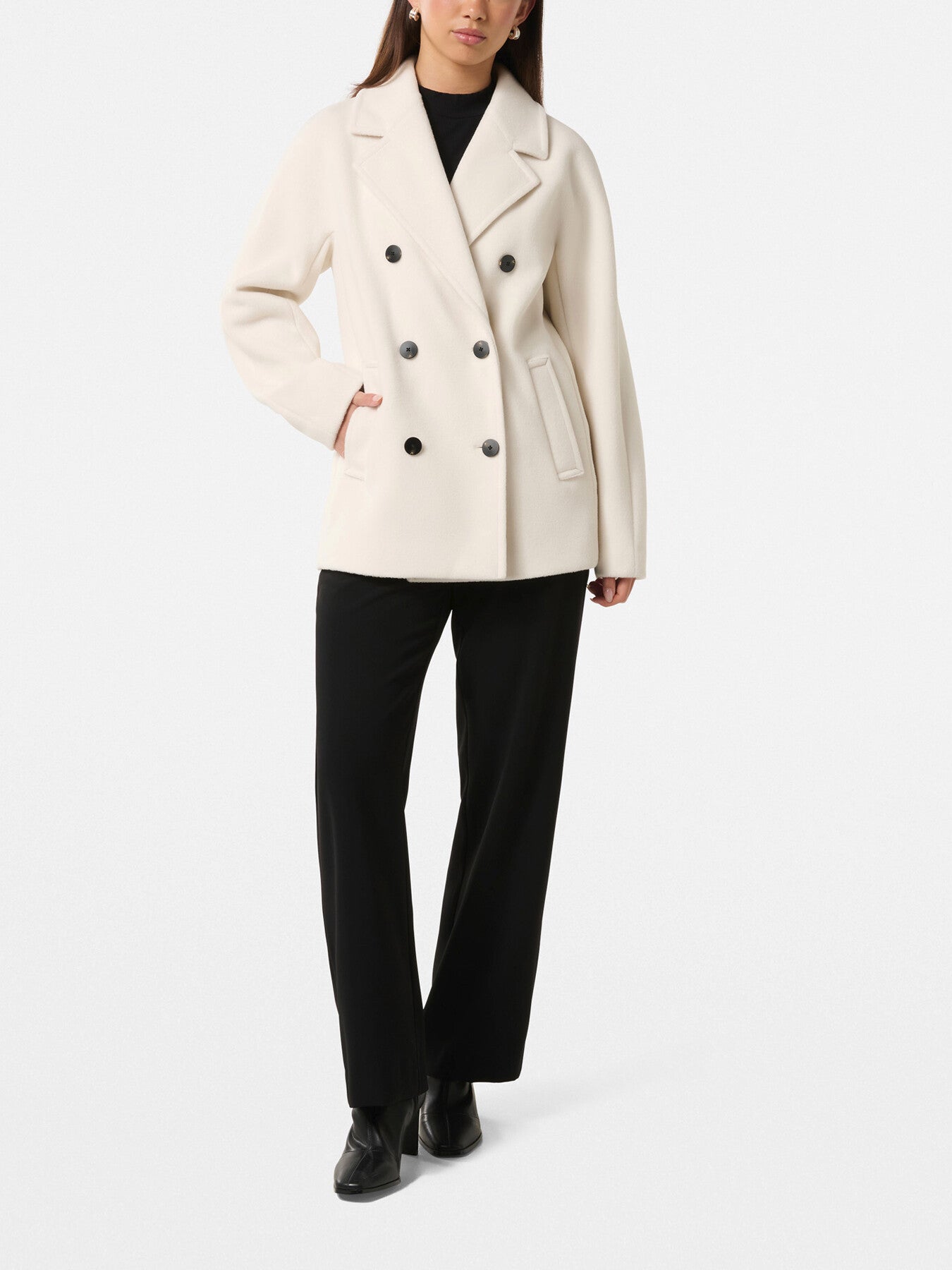 Bianca Double Breasted Mid Length Coat
