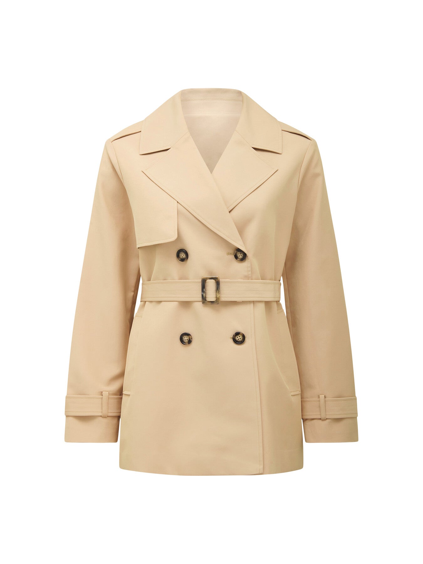 Rhea Petite Water Resistant Trench Coat