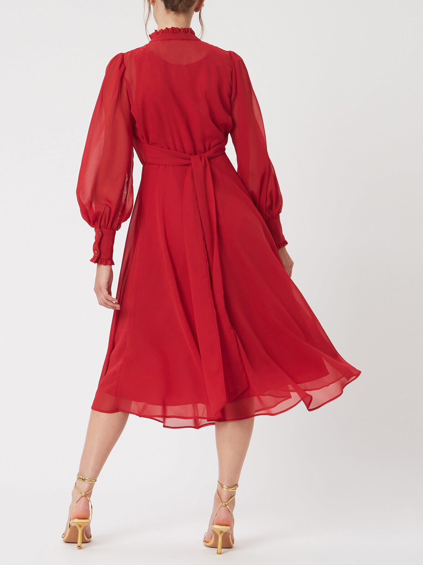 Ruffle Midi Dress