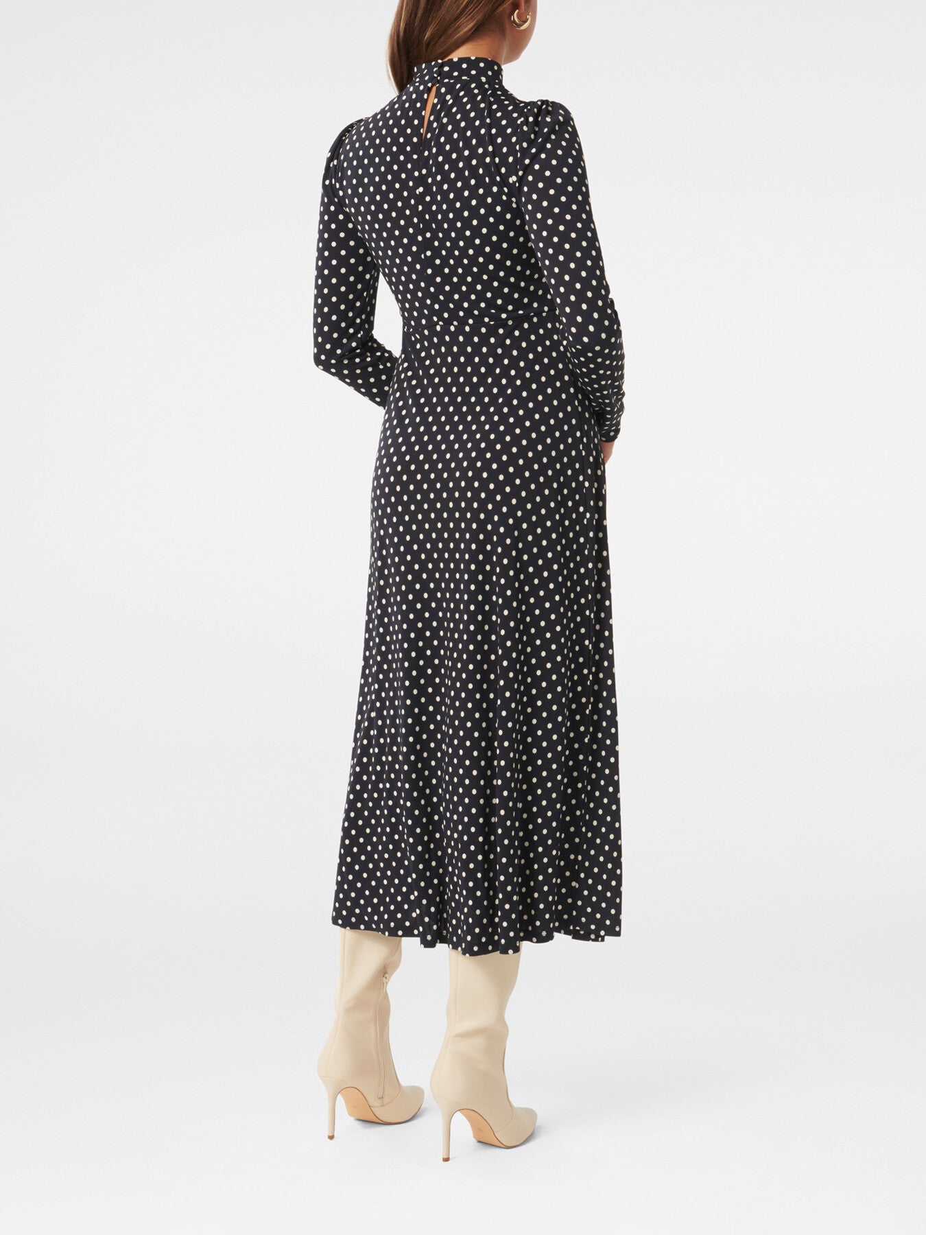 Dawson High Neck Midi Dress