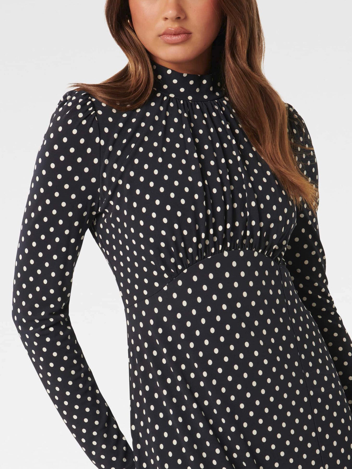 Dawson High Neck Midi Dress