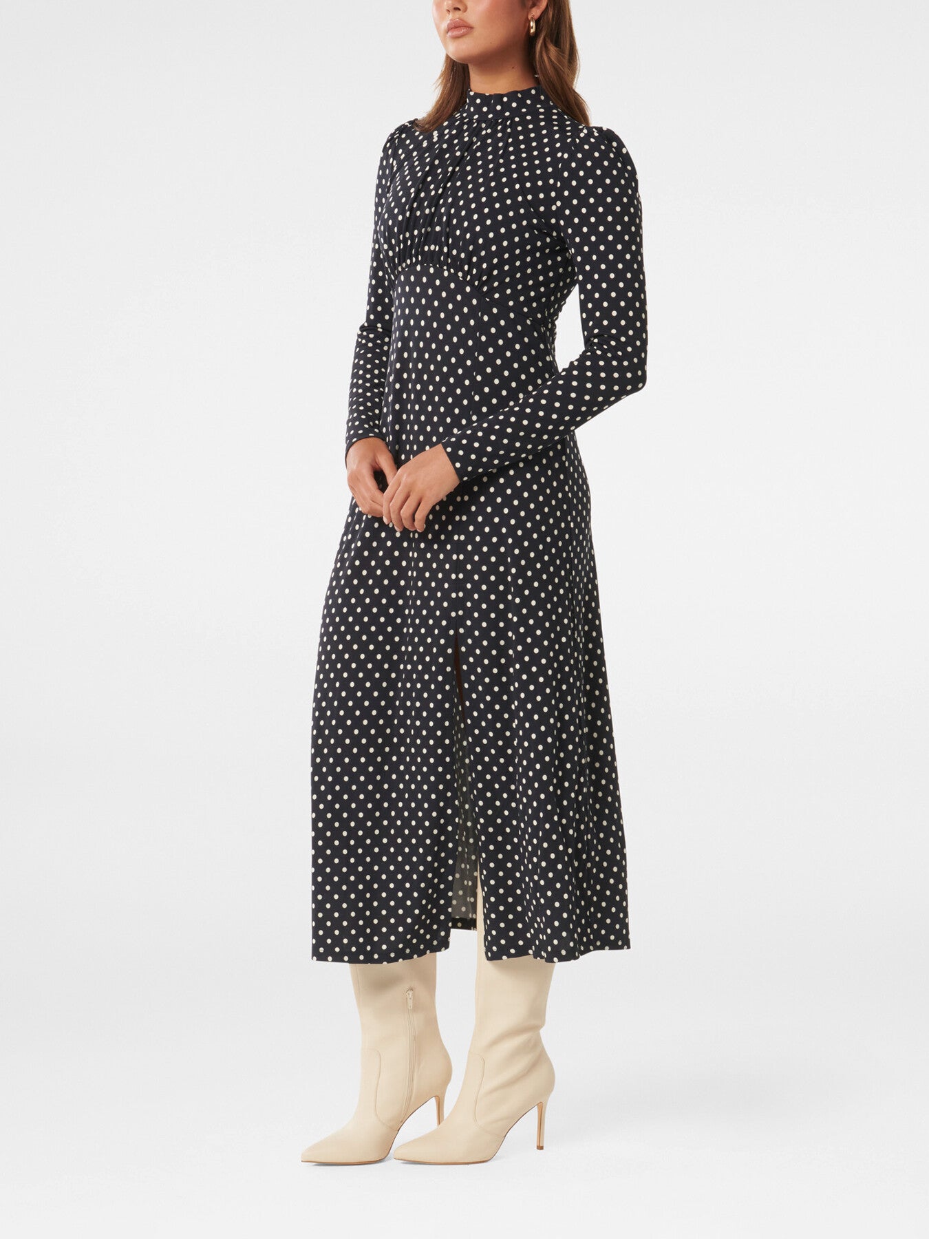Dawson High Neck Midi Dress