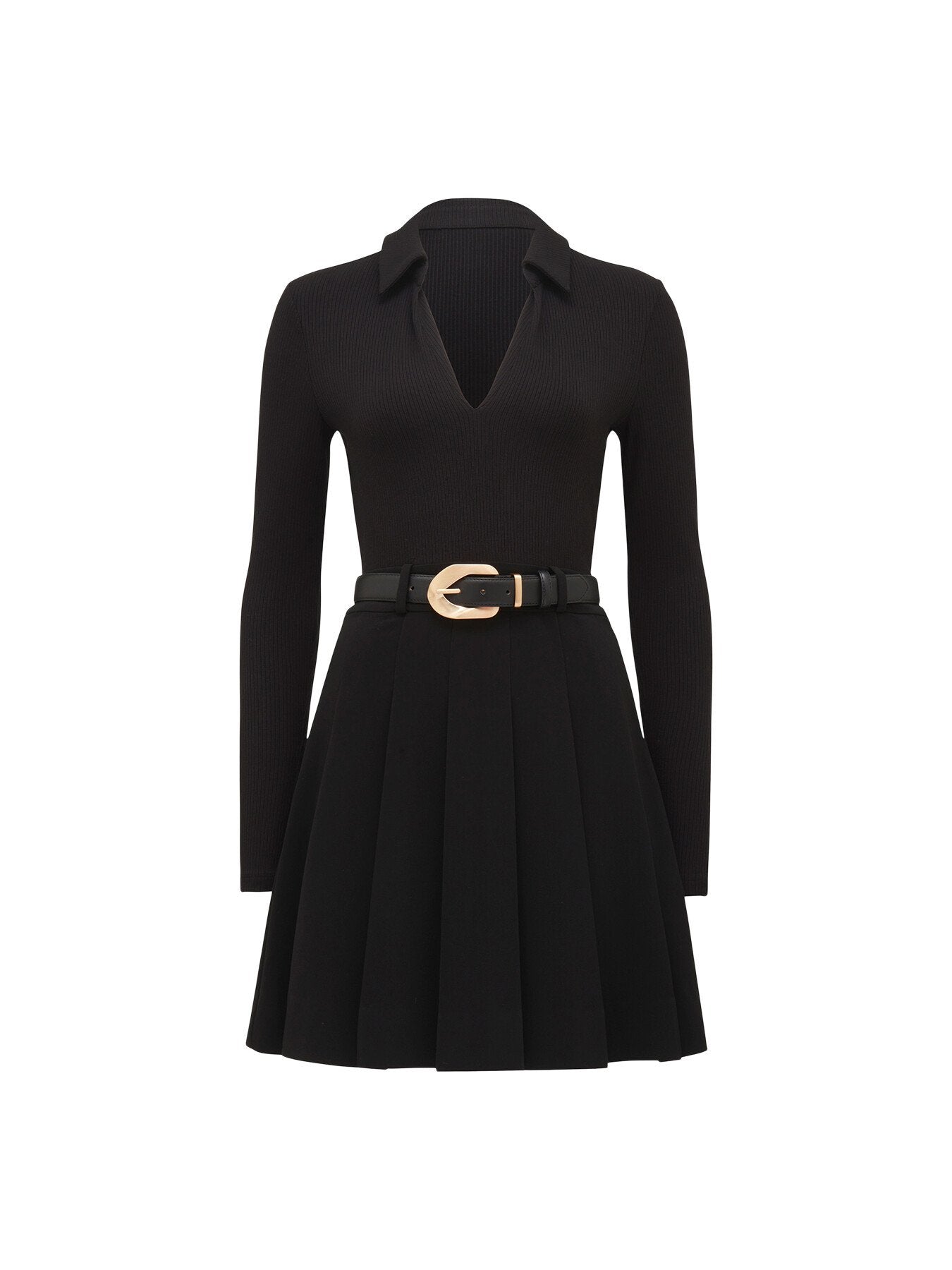 Eliana Pleated Skirt Mini Dress