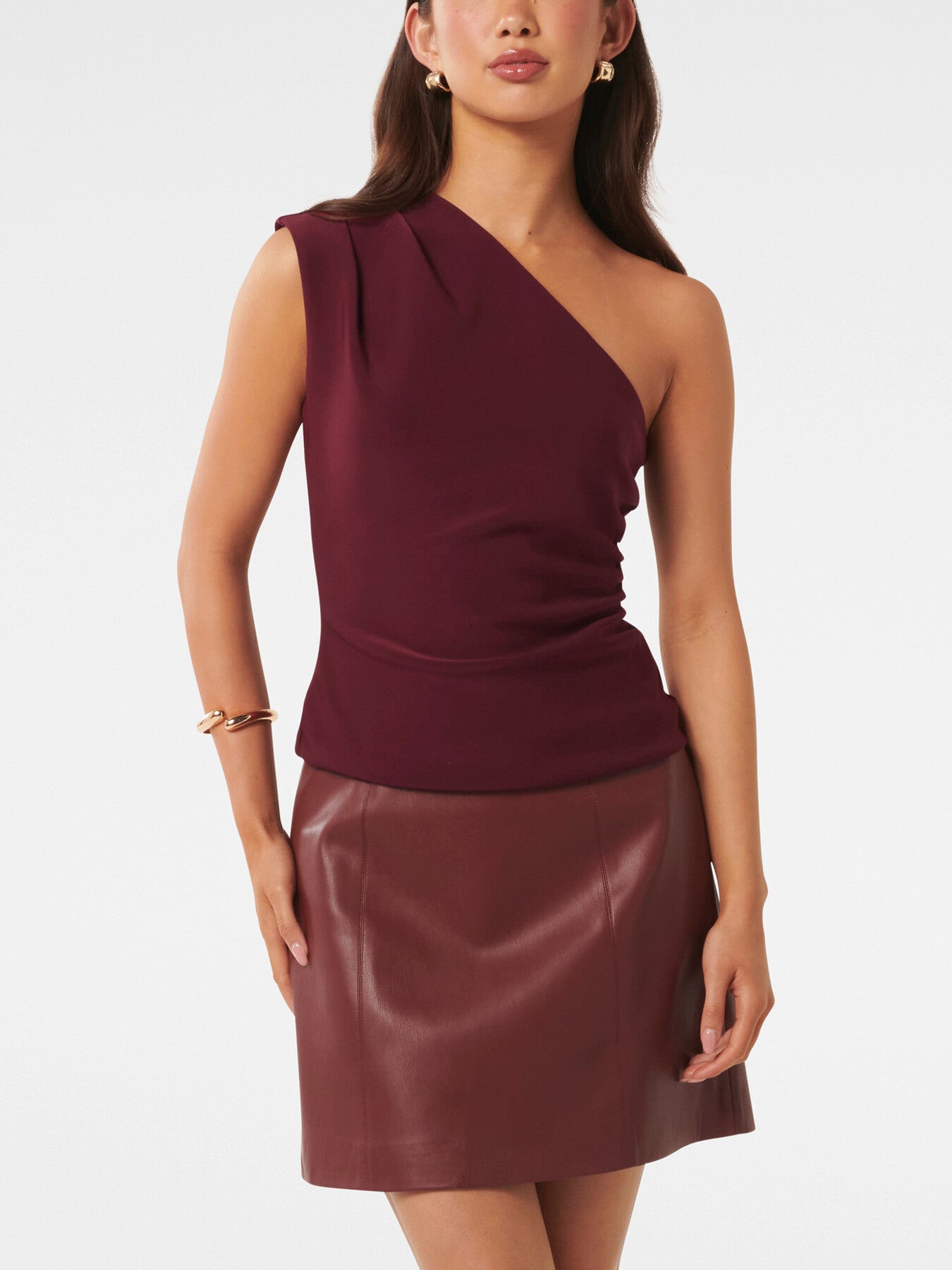 Cecilia Tuck Shoulder Top